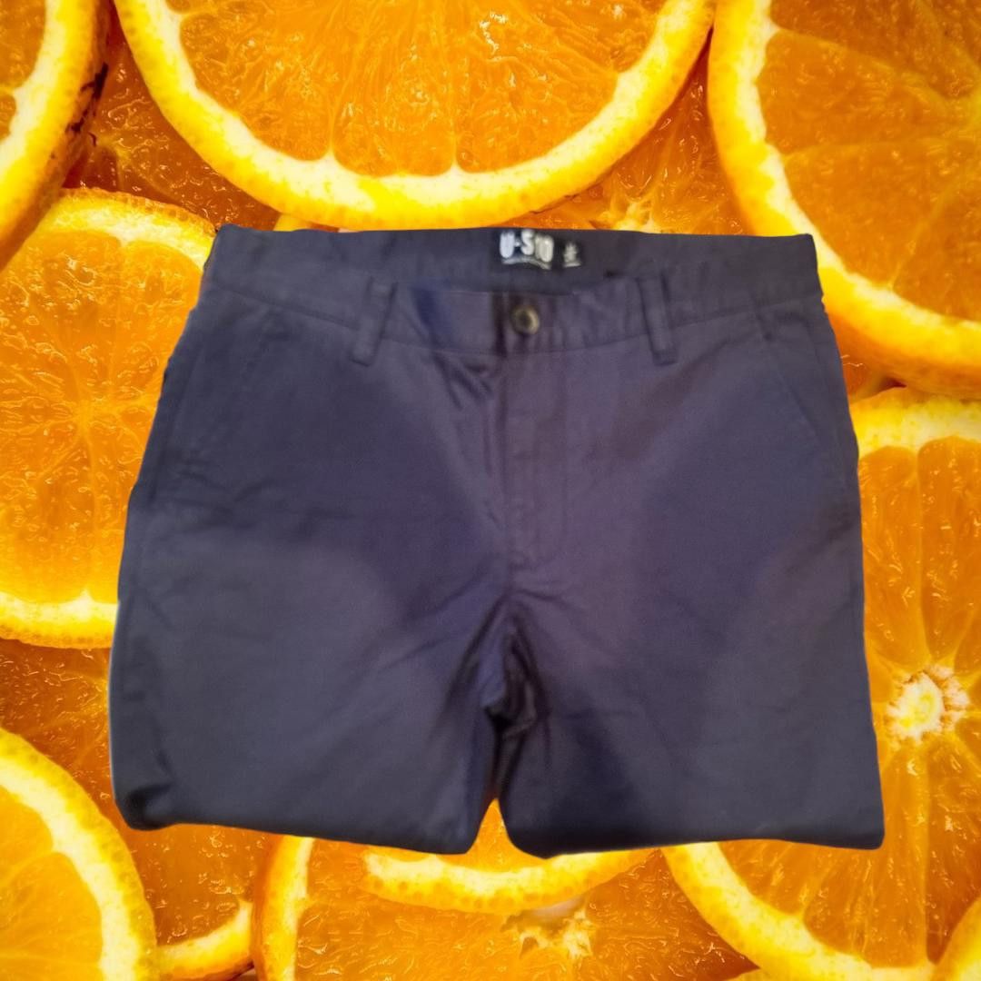 Other New Under 5'10 Premium Cotton Stretch Chino Navy Size 32/25 Size US 32 / EU 48 - 3 Thumbnail