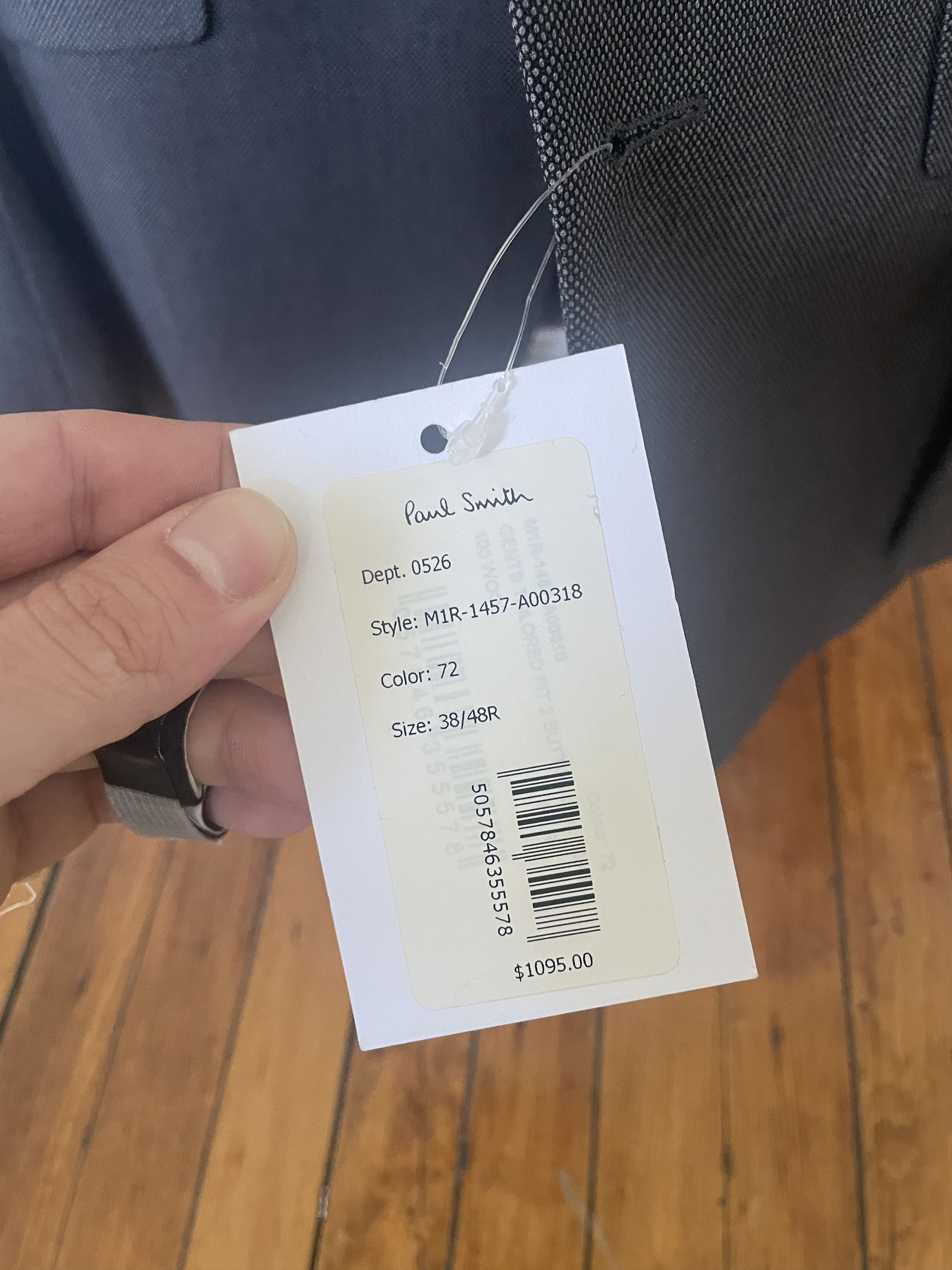 Paul Smith Paul Smith NWT Grey Suit Size 38R - 2 Thumbnail