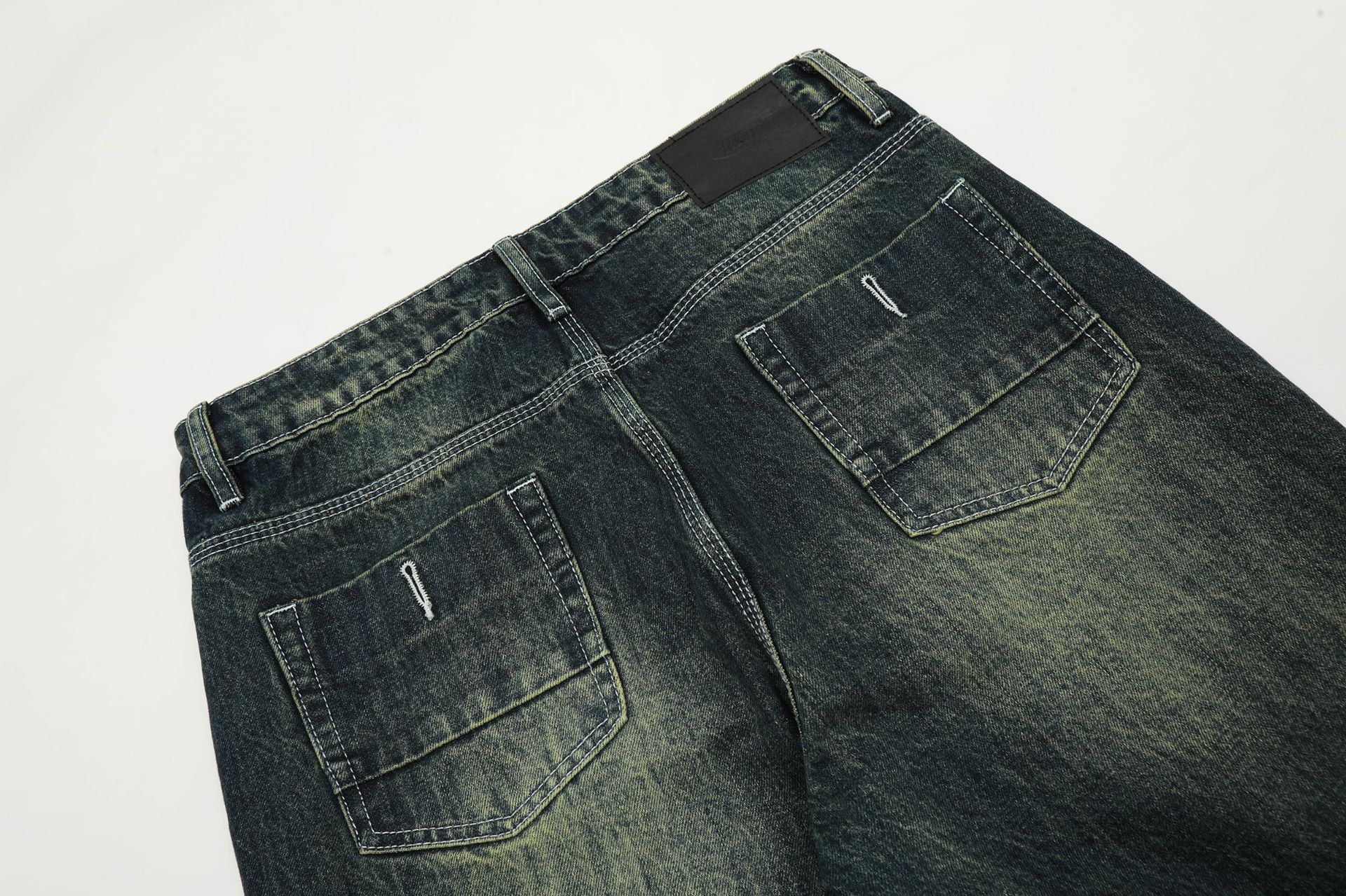 Japanese Brand American retro distressed loose straight bootcut jeans Size US 32 / EU 48 - 5 Thumbnail
