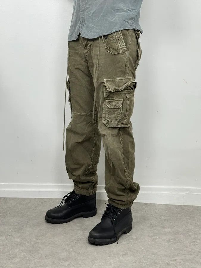 Dolce & Gabbana AW2004 Dolce & Gabbana Olive Green Multi Pockets Cargo Pants Size US 32 / EU 48 - 3 Thumbnail