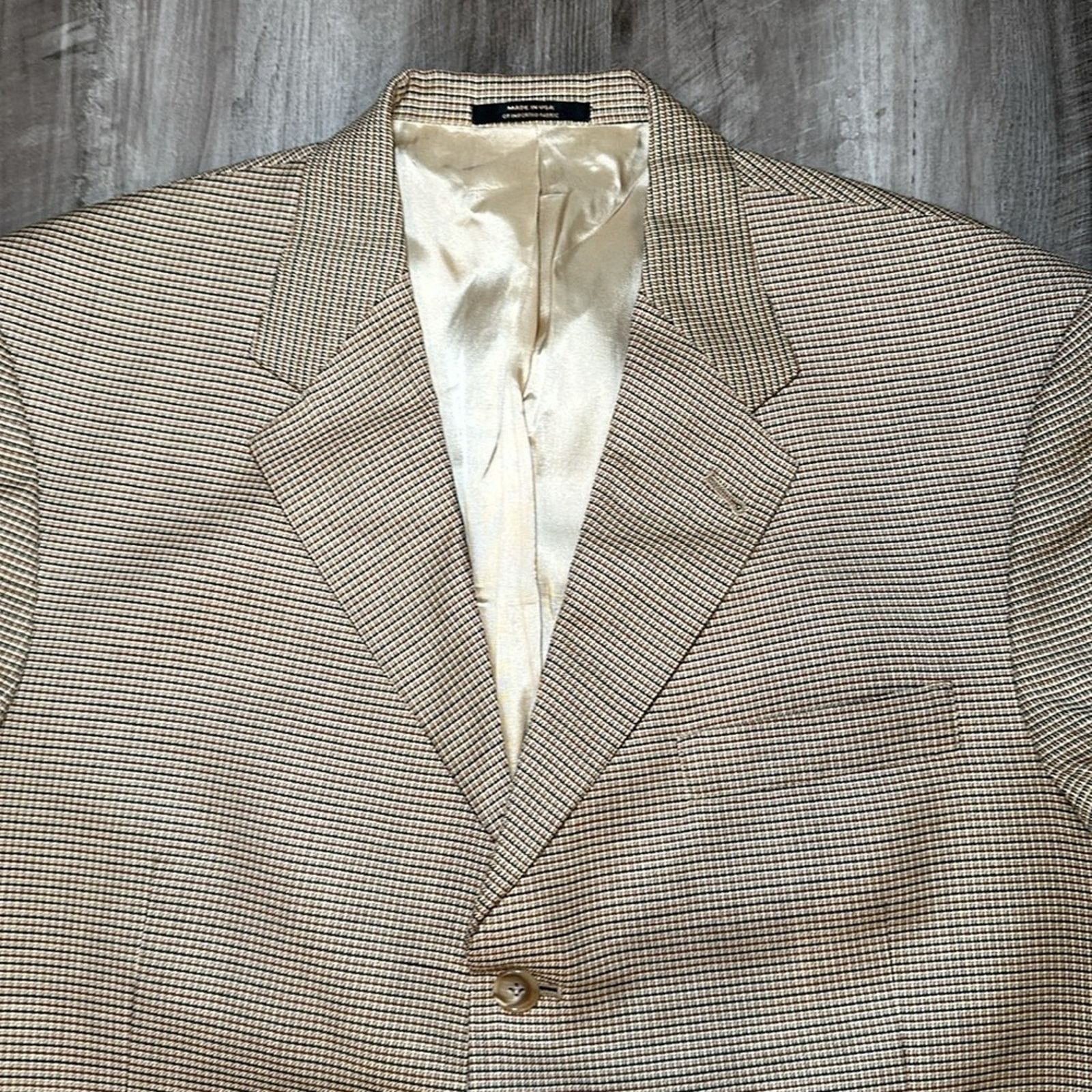 Hart Schaffner Marx Hart Schaffner Marx Sport Coat - 44R Size 44R - 6 Thumbnail