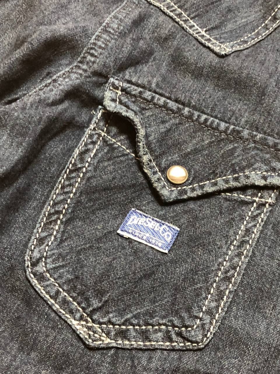 Diesel Vintage denim Shirt Y2K Diesel size S streetwear Size US S / EU 44-46 / 1 - 9 Thumbnail