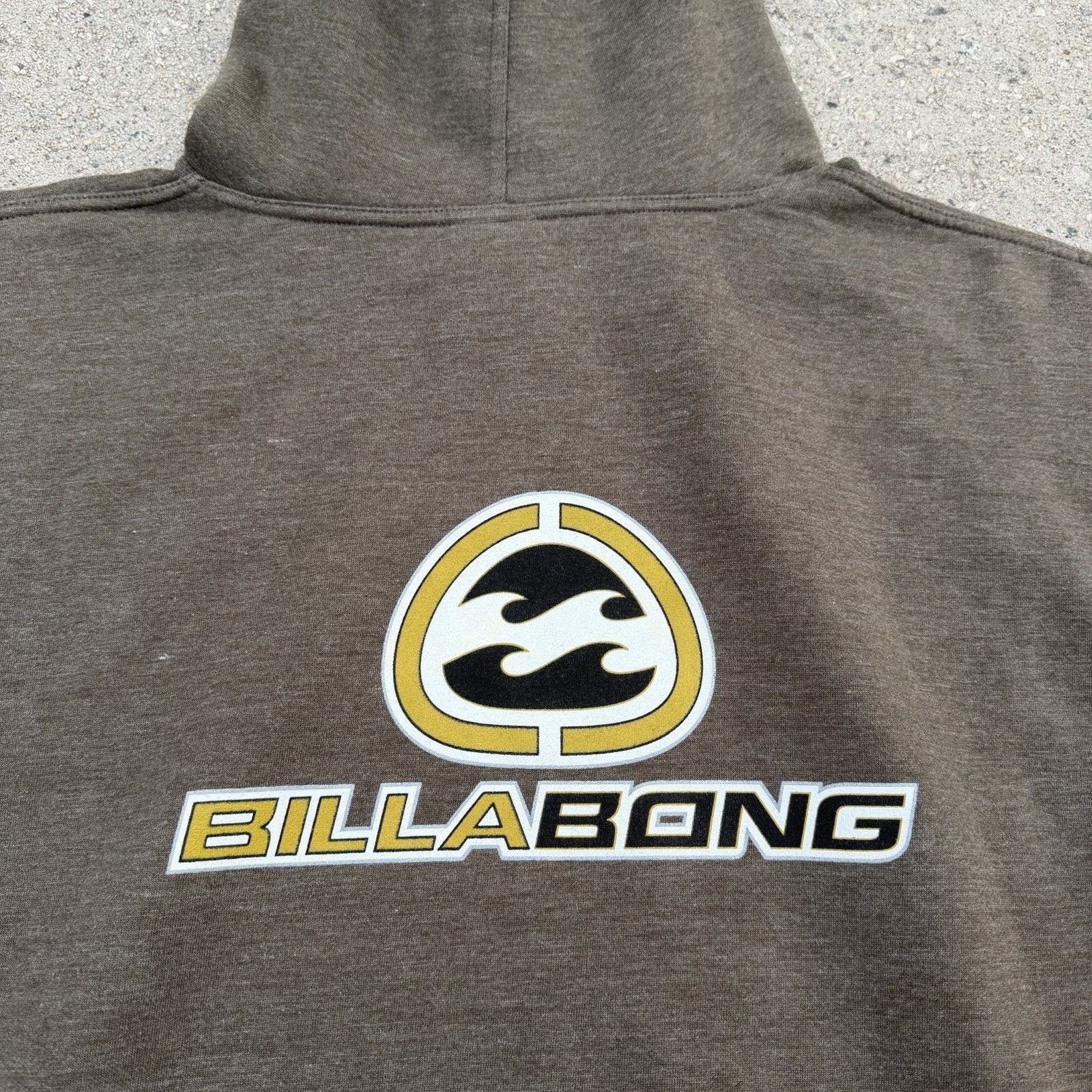 Billabong × Quiksilver × Vintage Vintage Y2K Billabong Brown Hoodie Size XL Surf Skate Size US XL / EU 56 / 4 - 2 Thumbnail
