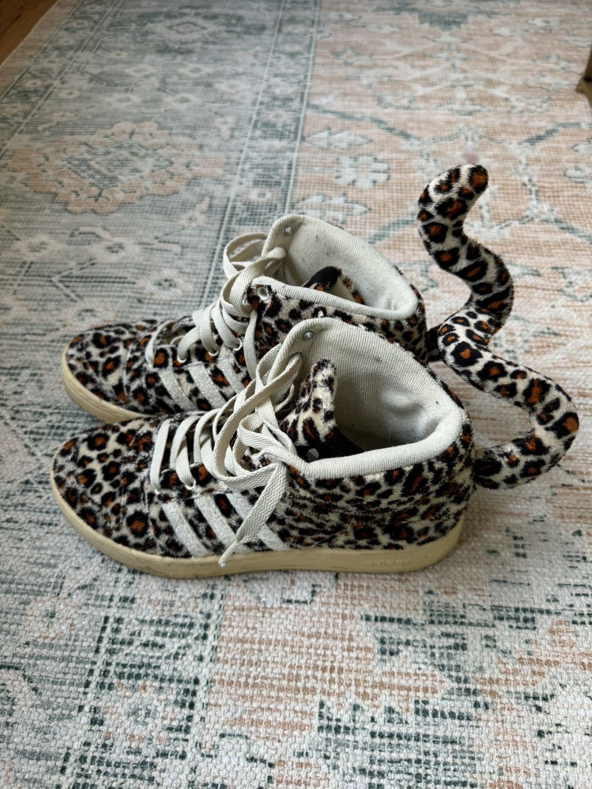 Adidas × Jeremy Scott ADIDAS X JEREMY SCOTT Leopard Sneakers | Grailed
