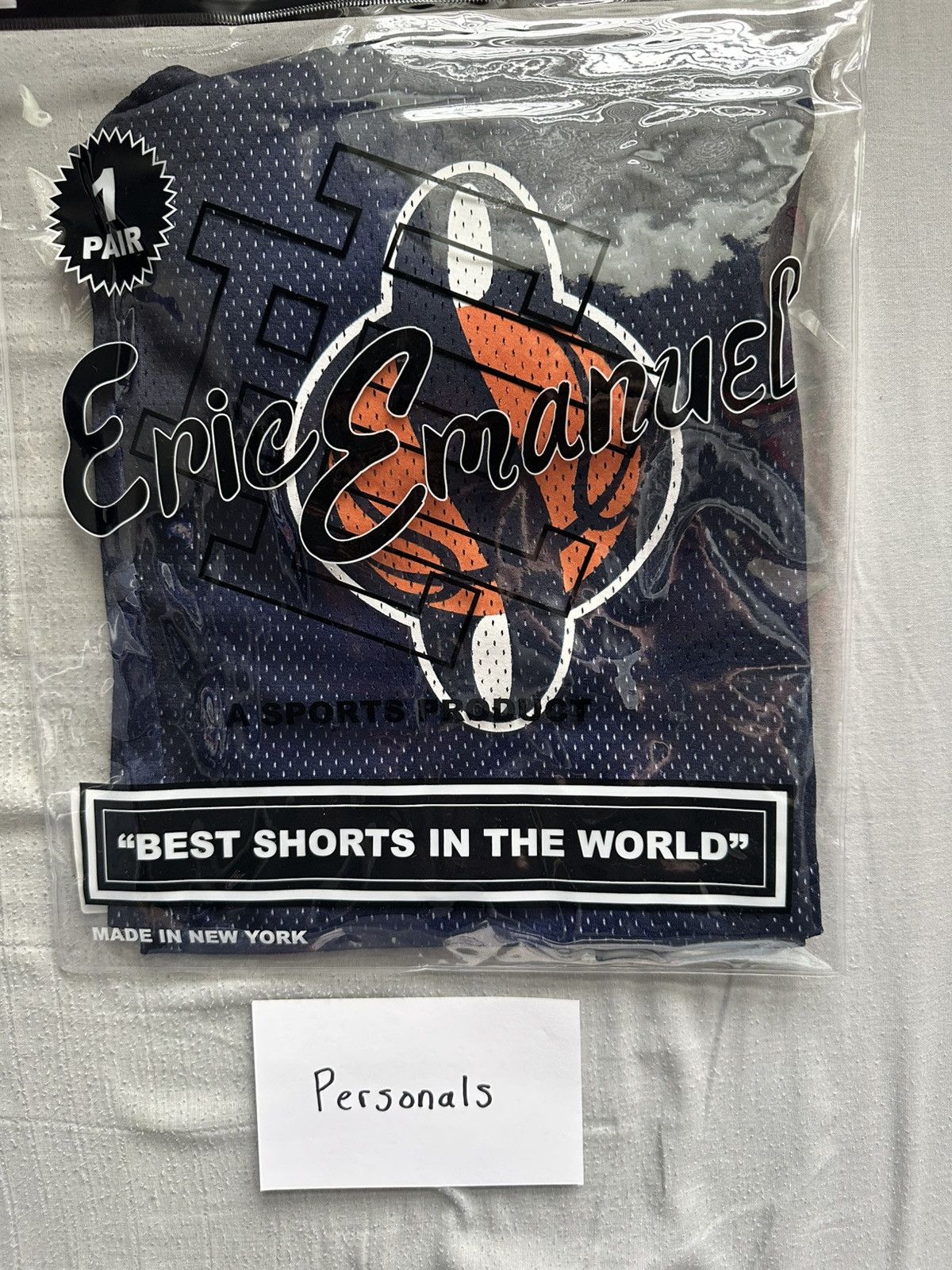 Eric Emanuel × NCAA Eric Emanuel Syracuse University Basic Shorts Large Size US 34 / EU 50 - 3 Thumbnail