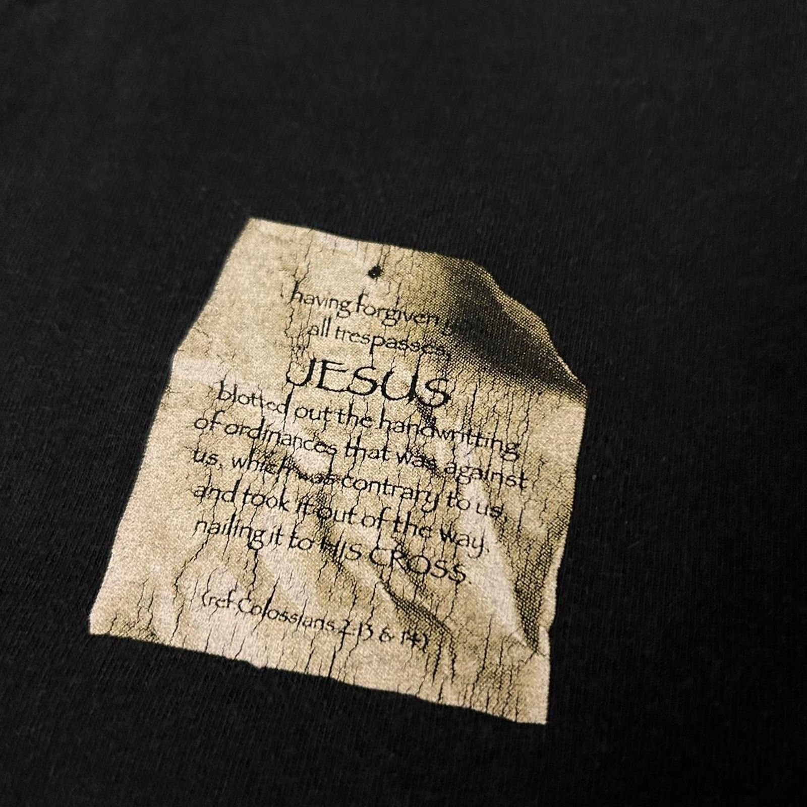 Fruit Of The Loom Vintage jesus scripture t shirt Size US M / EU 48-50 / 2 - 2 Thumbnail