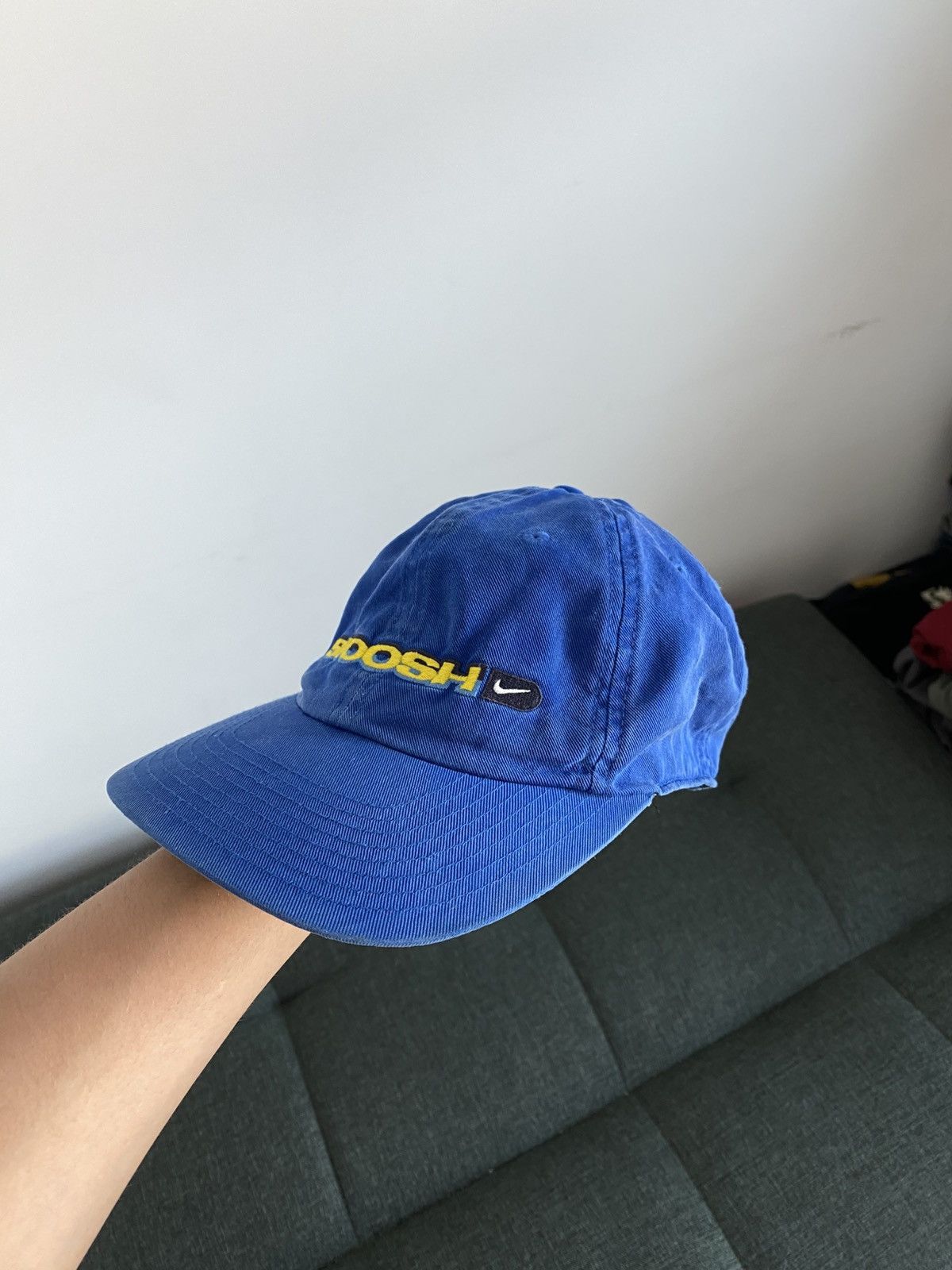 Vintage Nike Vintage Cap OG Japanese Big Logo Drill Avant Garde Y2K Size ONE SIZE - 1 Thumbnail