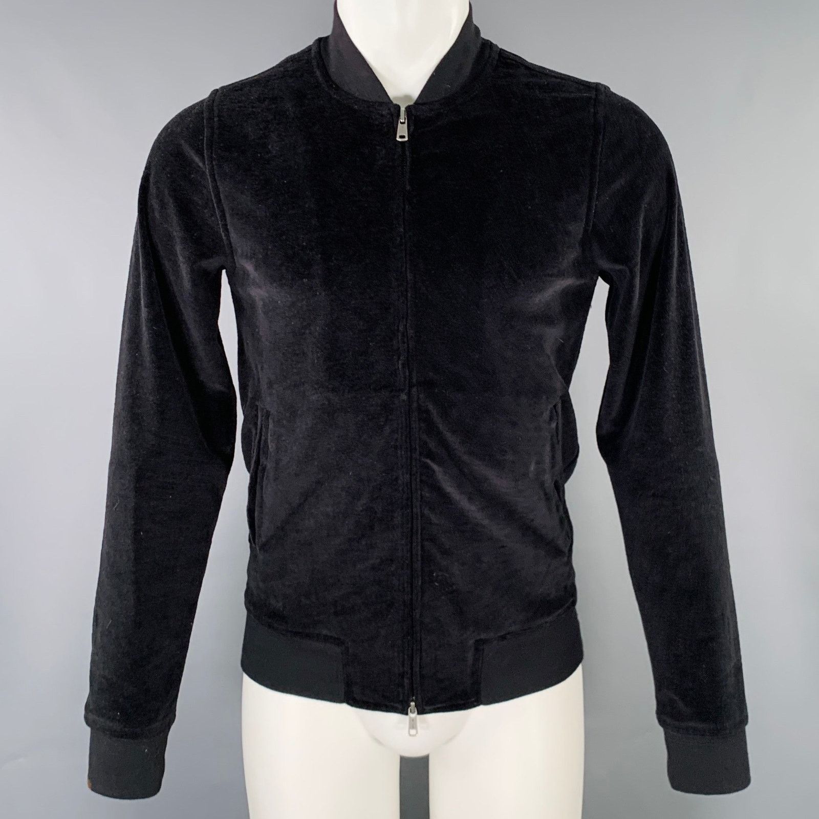 Todd Snyder TODD SNYDER XS Black Terrycloth Cotton Polyester Sweatshirt Size US XS / EU 42 / 0 - 1 Thumbnail