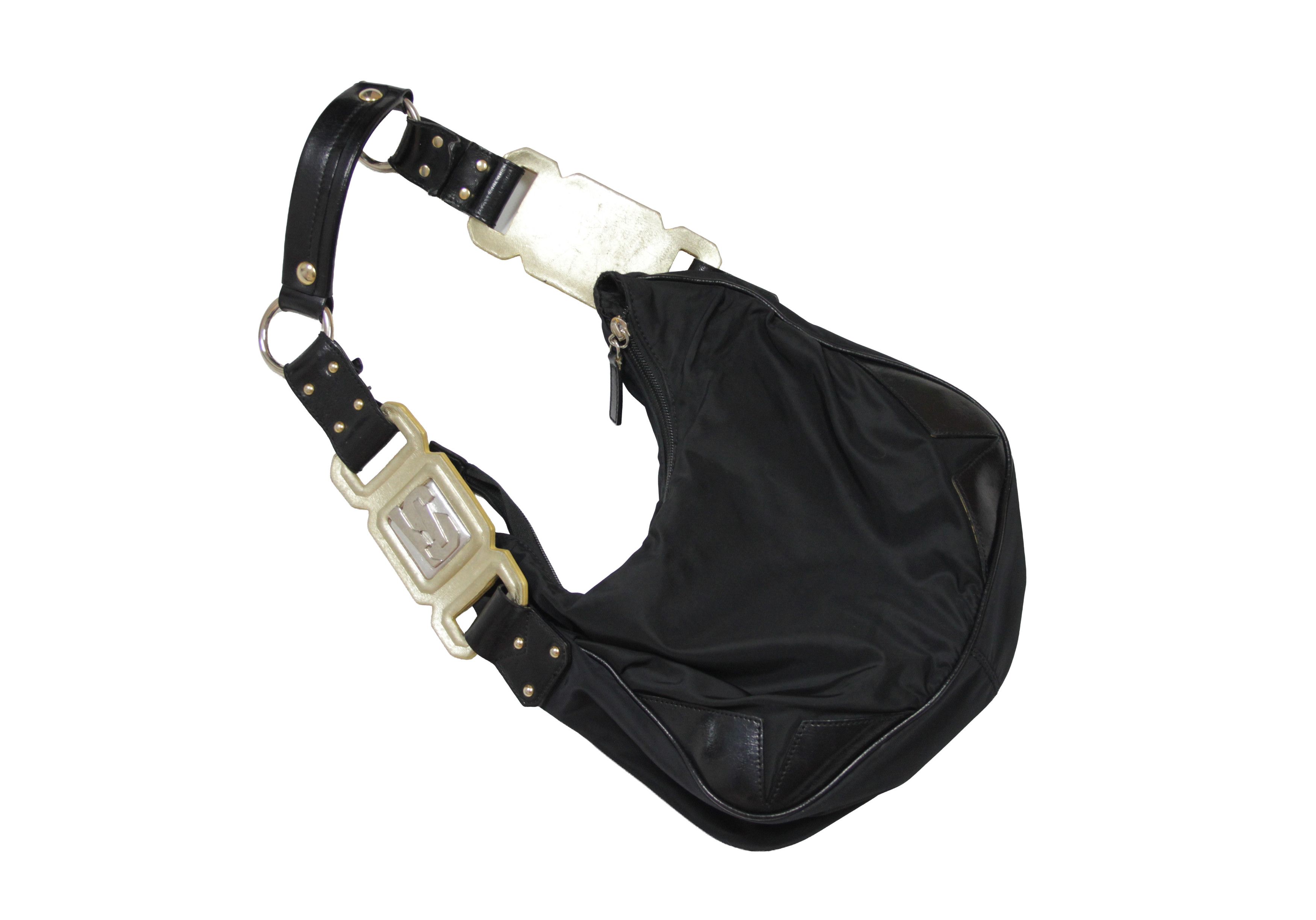 Versus Versace 00S Y2K Logo Half Moon Nylon Bag Vintage Size ONE SIZE - 1 Thumbnail