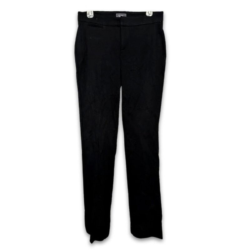 NYDJ NYDJ Sadie Slacks Pants Flat Front Slim Fit Black W 4 NWOT Size 27" / US 4 / IT 40 - 2 Thumbnail