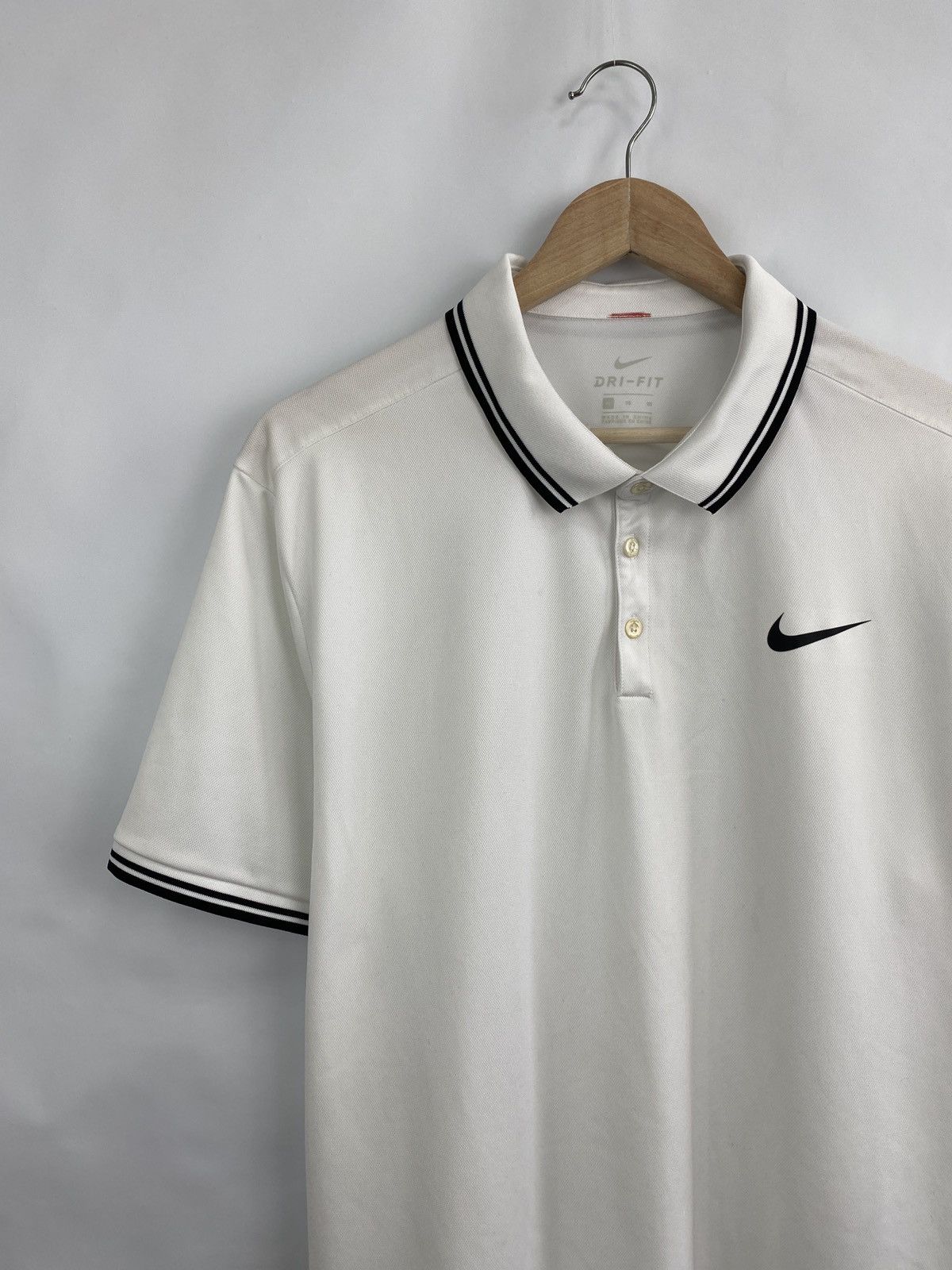 Nike × Tiger Woods 🇺🇸 Y2K Nike Golf Polo T-Shirt Rare Retro Hype Size US XL / EU 56 / 4 - 2 Thumbnail