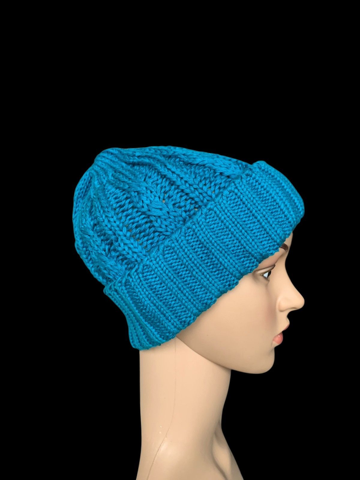 Japanese Brand × Kapital × Vintage Crochet Cable Knit Beanie Hat Japanese Style Size ONE SIZE - 2 Thumbnail