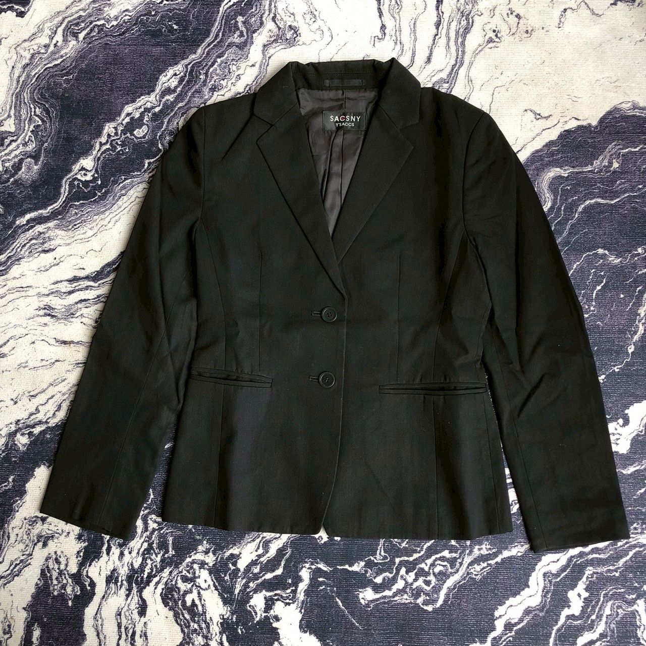 Yohji Yamamoto Sacsny Ysaccs by Yohji Yamamoto Wool Blazer Size XS / US 0-2 / IT 36-38 - 1 Thumbnail
