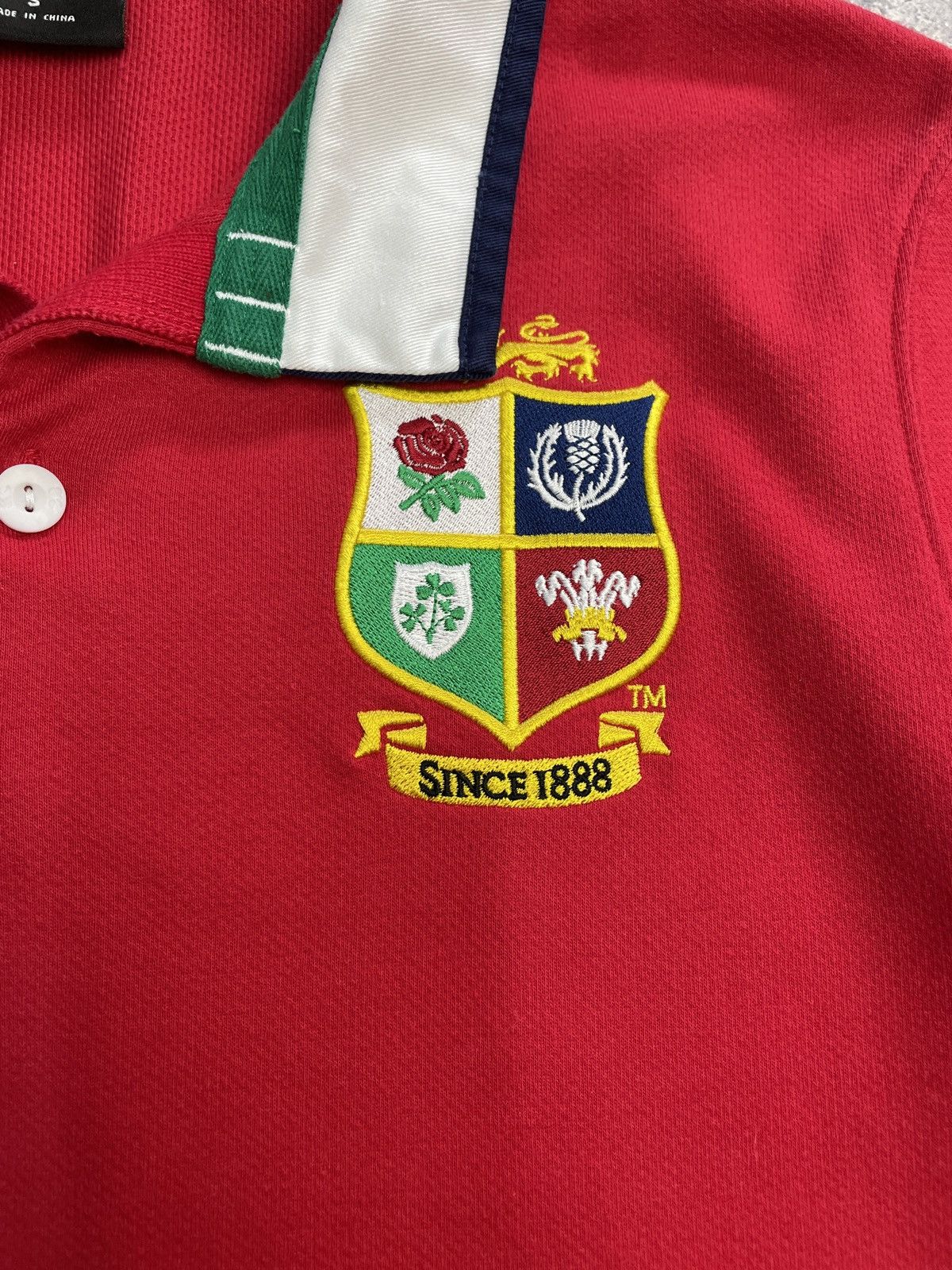 Vintage Vintage Nike Rugby South Africa 00s Striped Polo Size US S / EU 44-46 / 1 - 11 Thumbnail