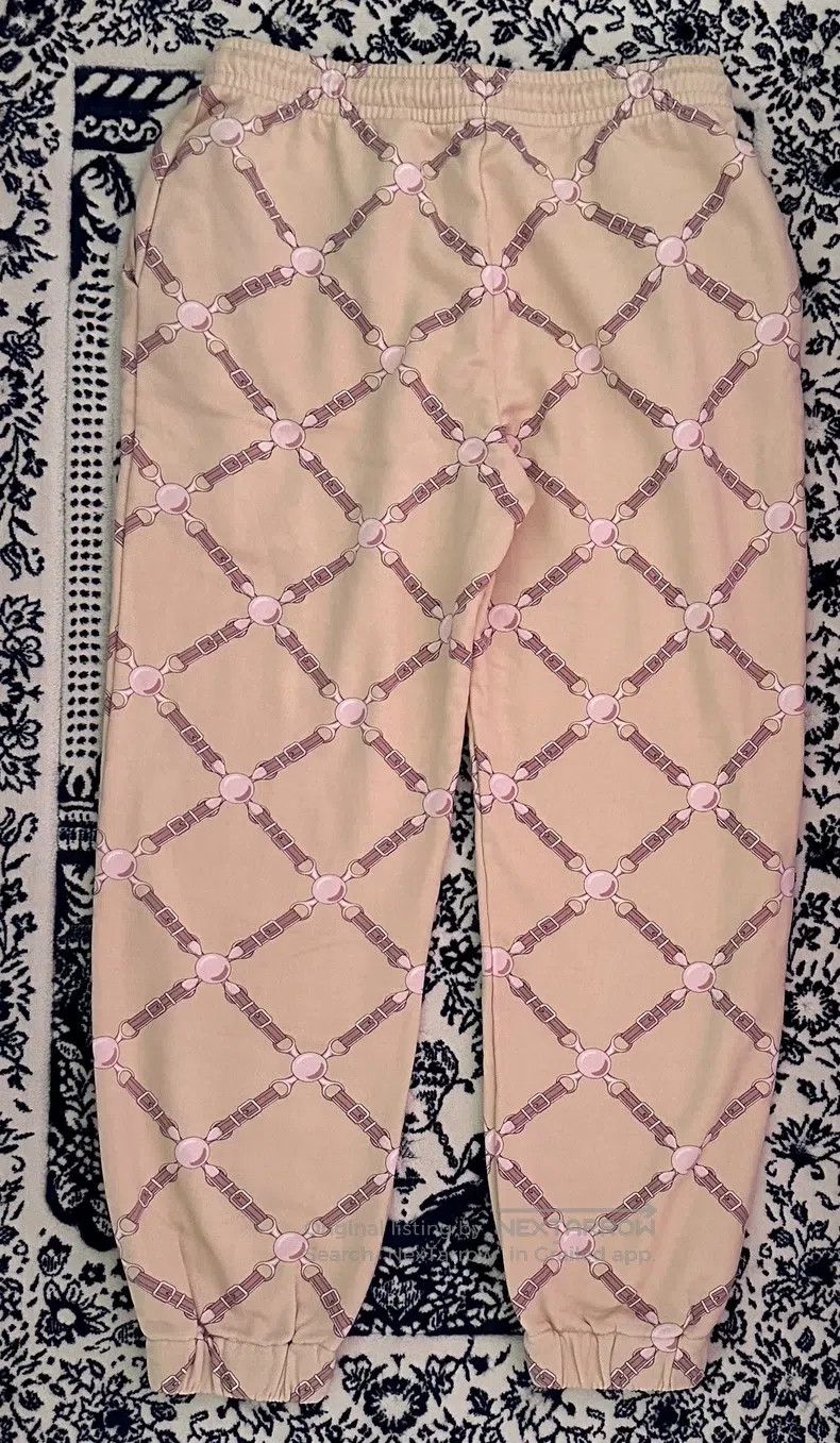 Hermes Hermes Casual Pants, Classic Beige Stripe Design Size 25" / US 0 / IT 36 - 2 Thumbnail