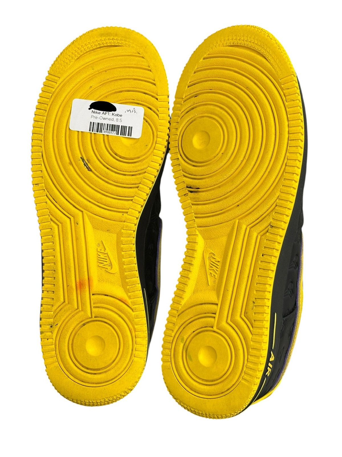 Nike Nike Air Force 1 Low Kobe Bryant Lakers Away Size 8.5 Size US 8.5 / EU 41-42 - 10 Thumbnail