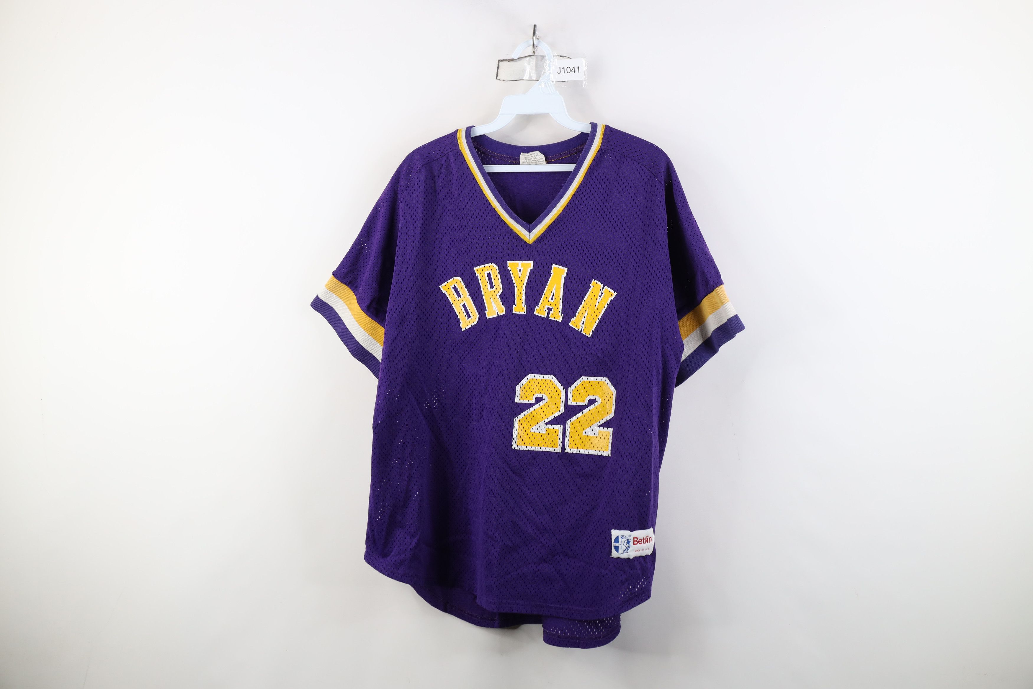 Vintage Vintage 70s Streetwear Short Sleeve Baseball Jersey USA Size US XL / EU 56 / 4 - 1 Thumbnail