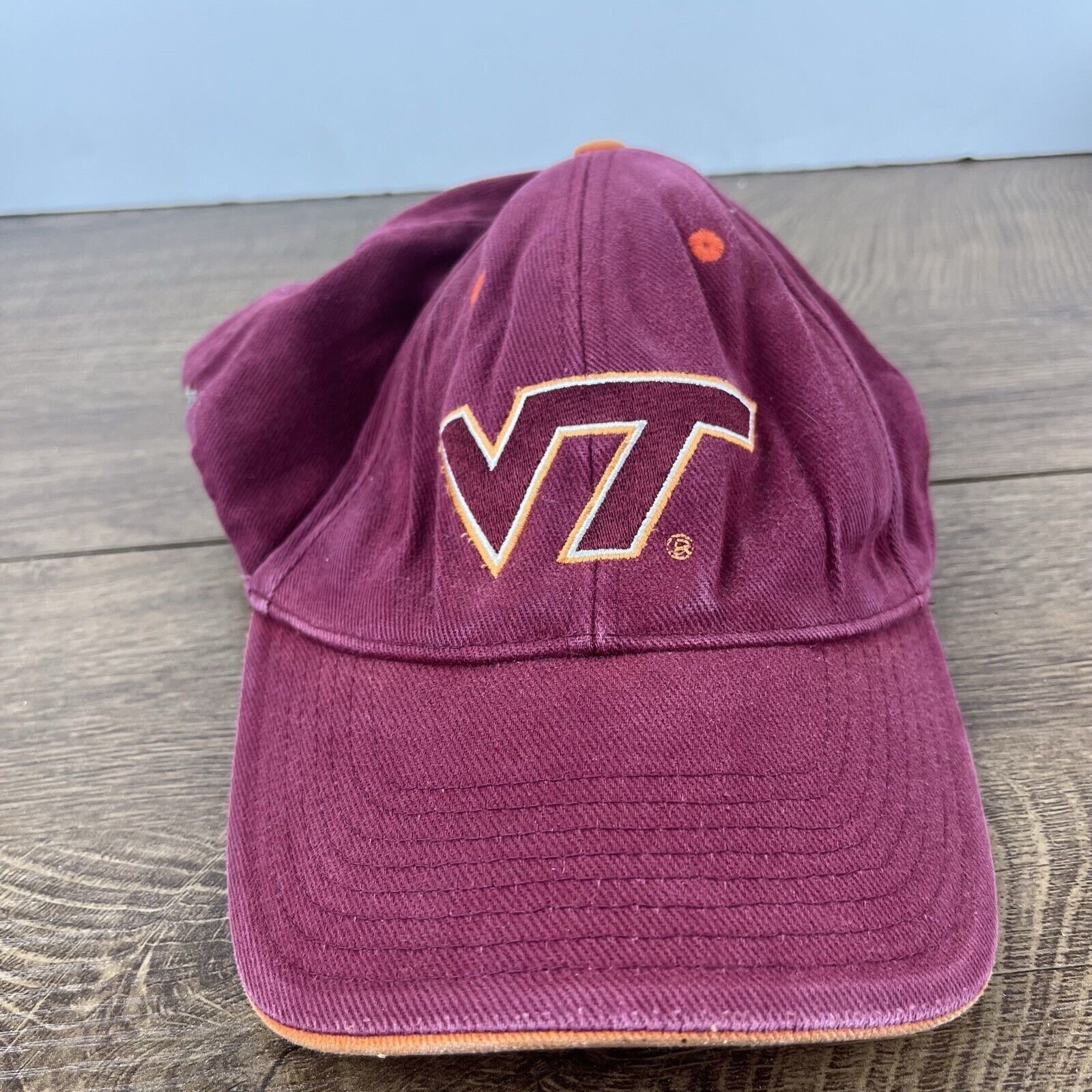 Other Virginia Tech Hokies Hat VT Tech Hokies Adjustable Hat Red H Size ONE SIZE - 2 Thumbnail