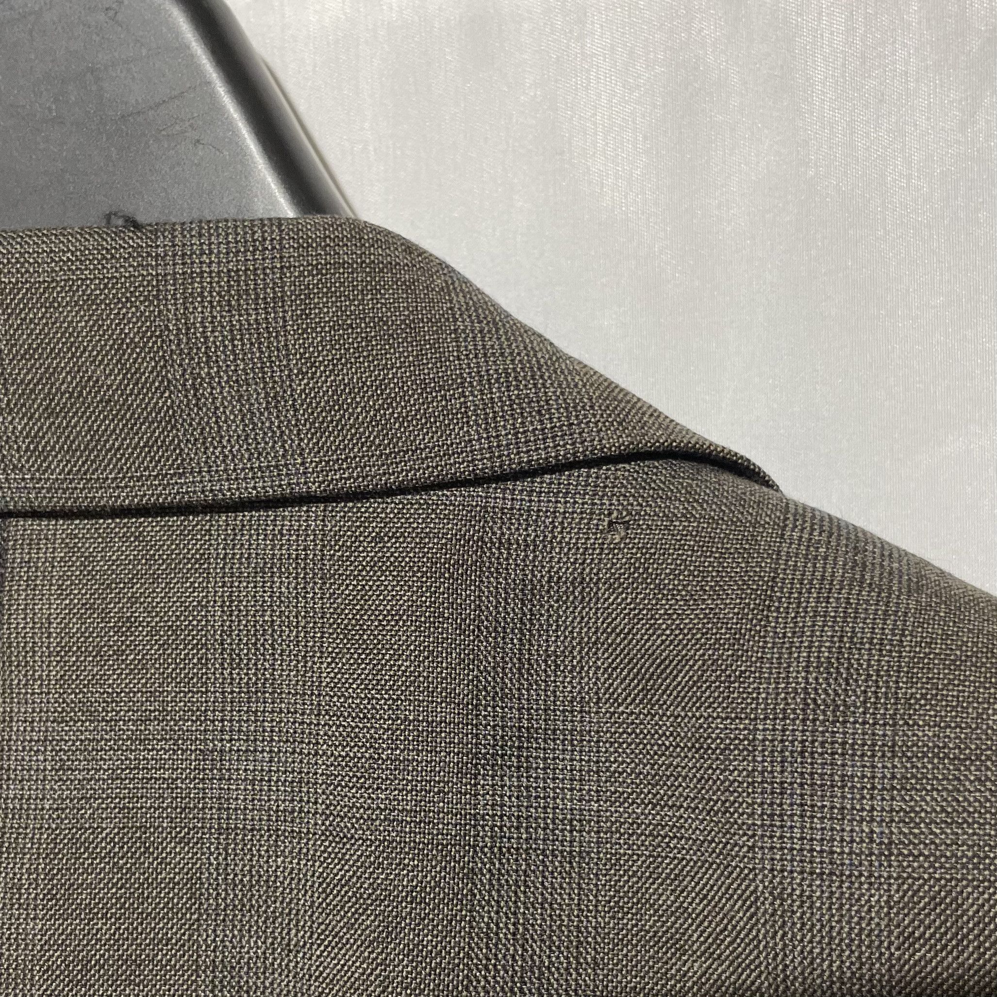 Club Room Club Room 100% Wool Brown Plaid Men's Blazer Size R42 Size 42R - 7 Thumbnail