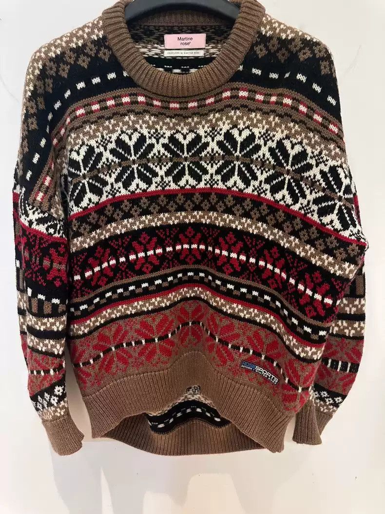 Martine Rose Oversized 8-Ball Knit Jumper | Grailed