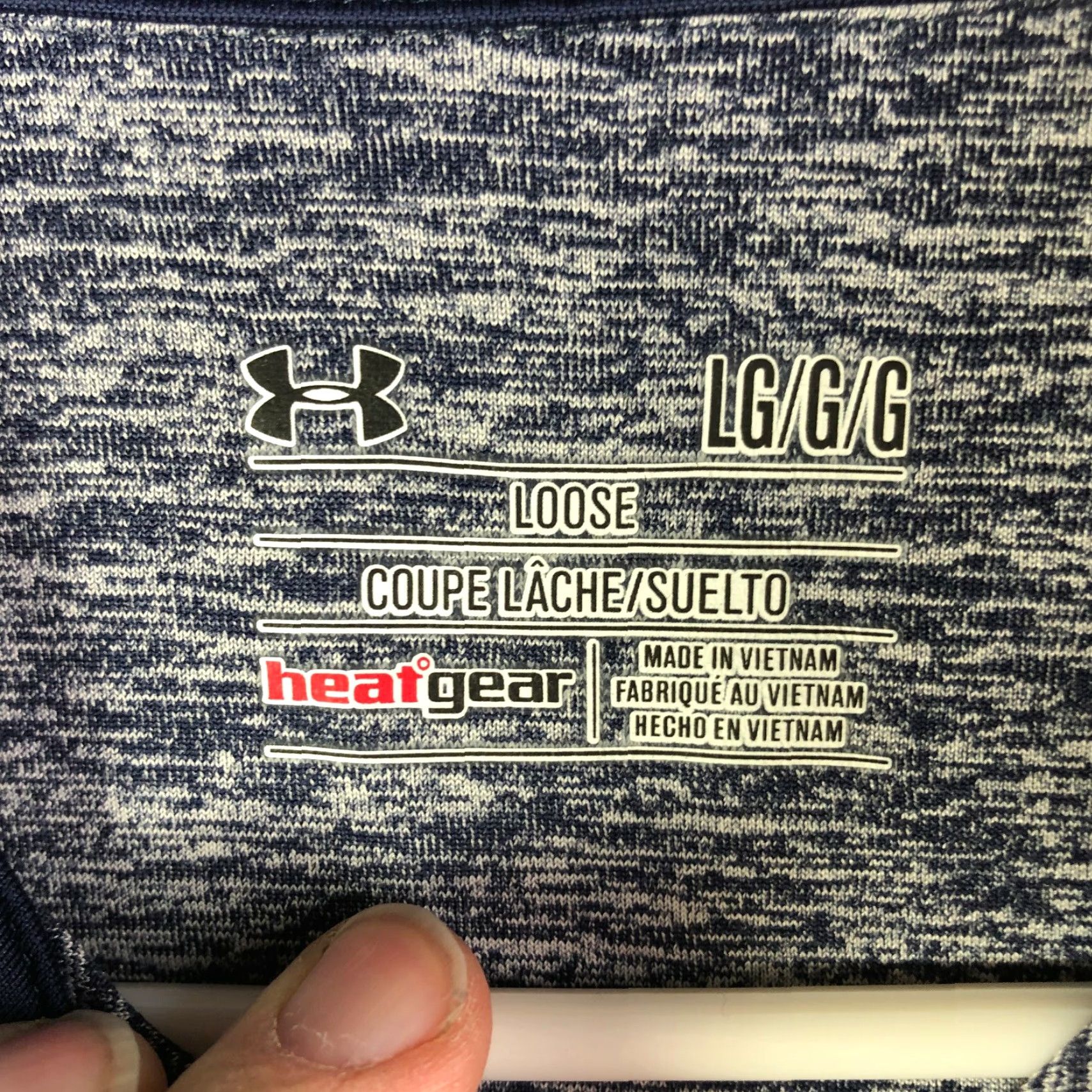 Under Armour Under Armour Heat Gear Loose Notre Dame College Prep Mens Large Gray Shirt Size US L / EU 52-54 / 3 - 5 Thumbnail