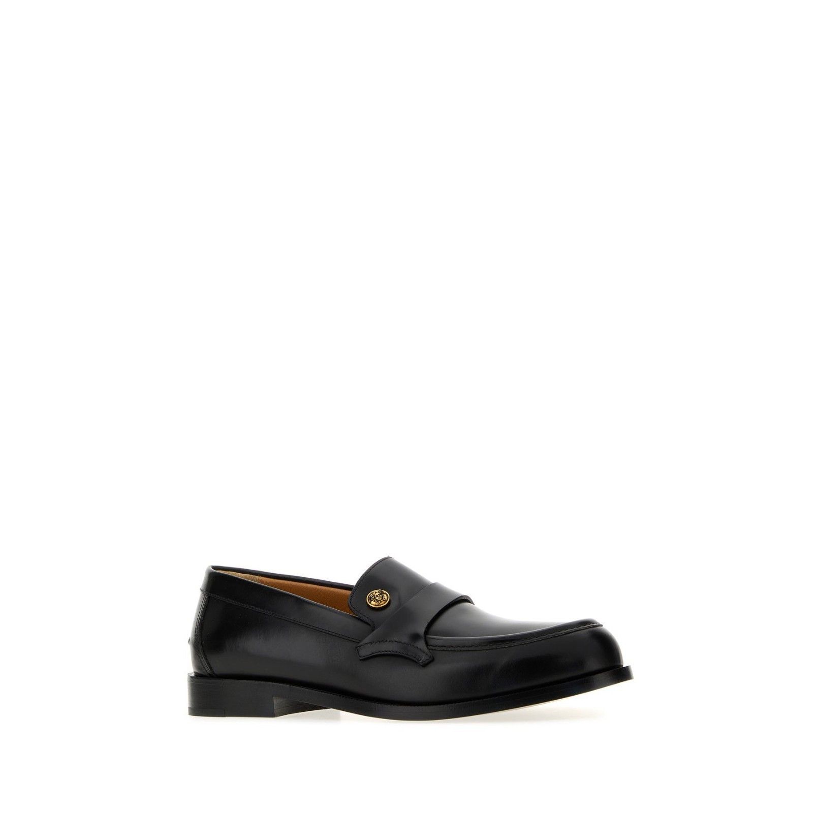 Versace VERSACE Black Leather Loafers New & Authentic (Men's size:US Size US 7 / EU 40 - 4 Thumbnail