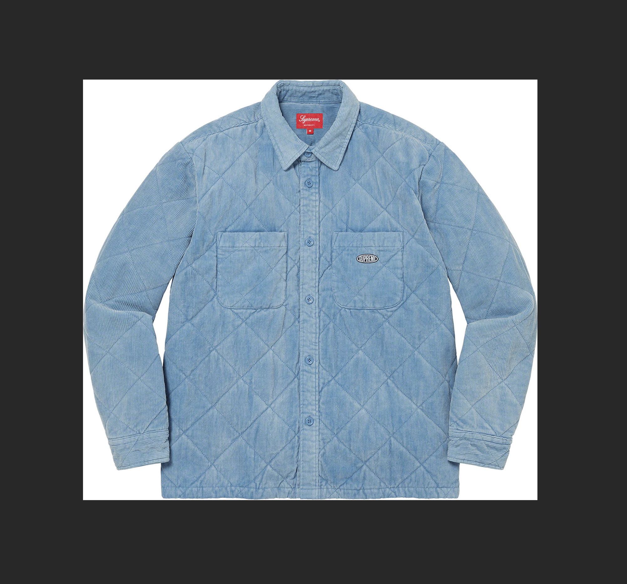 着用1回！supreme Quilted Corduroy Shirtコメントありがとうござい