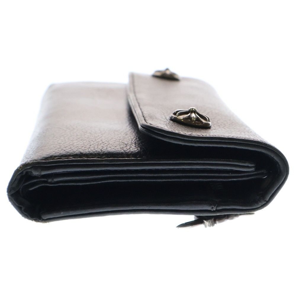 【JIN】CHROME HEARTS Wave Wallet Amazon.co.jp: Chrome Hearts Wallet Wave Mini Black Heavy Leather
