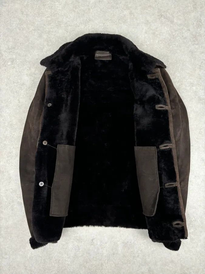 Prada AW2012 Prada Dark Brown Shearling Leather Jacket Size US M / EU 48-50 / 2 - 7 Thumbnail