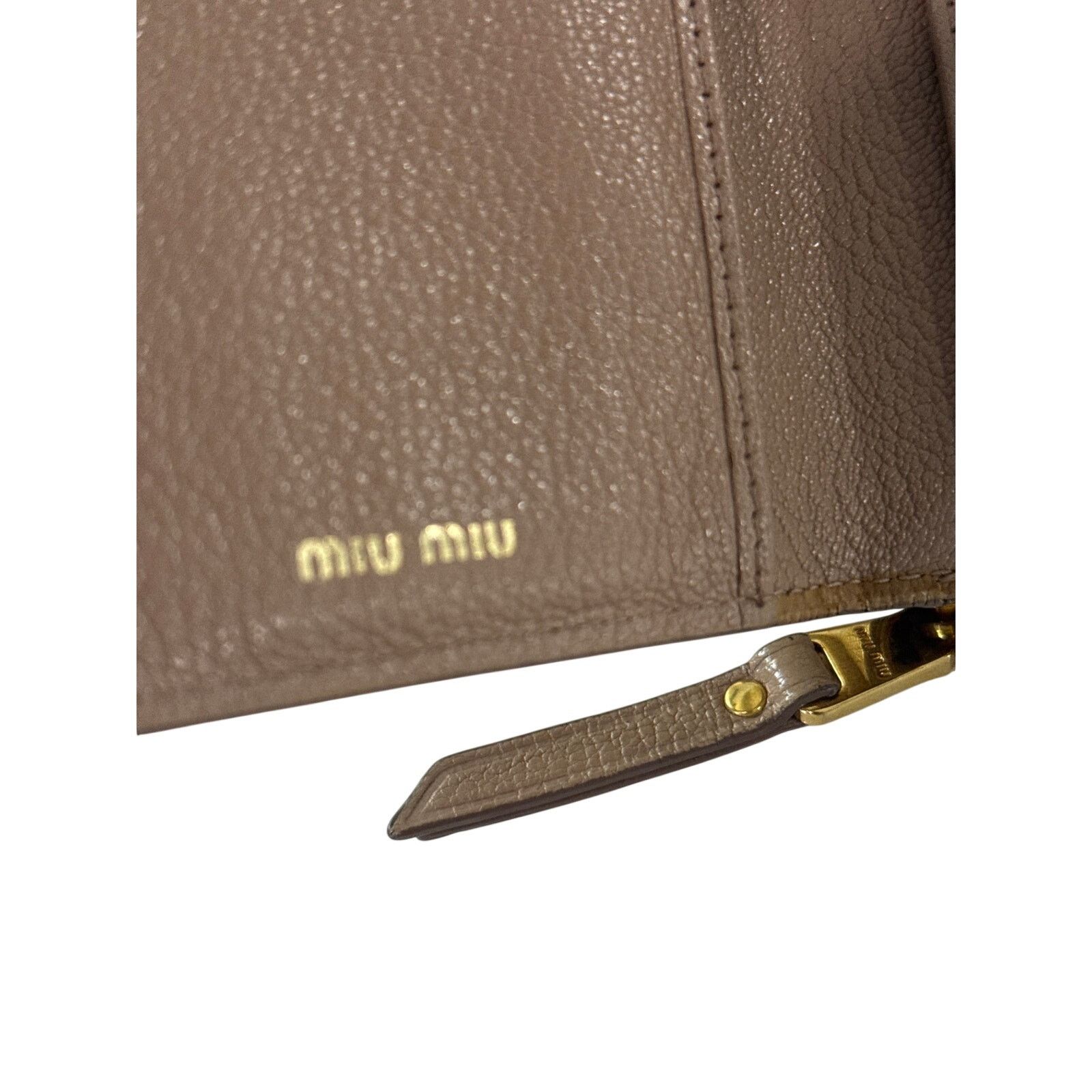 Miu Miu Miu Miu Madras Fiocco Walley in Cammeo Pink/Beige Size ONE SIZE - 9 Thumbnail