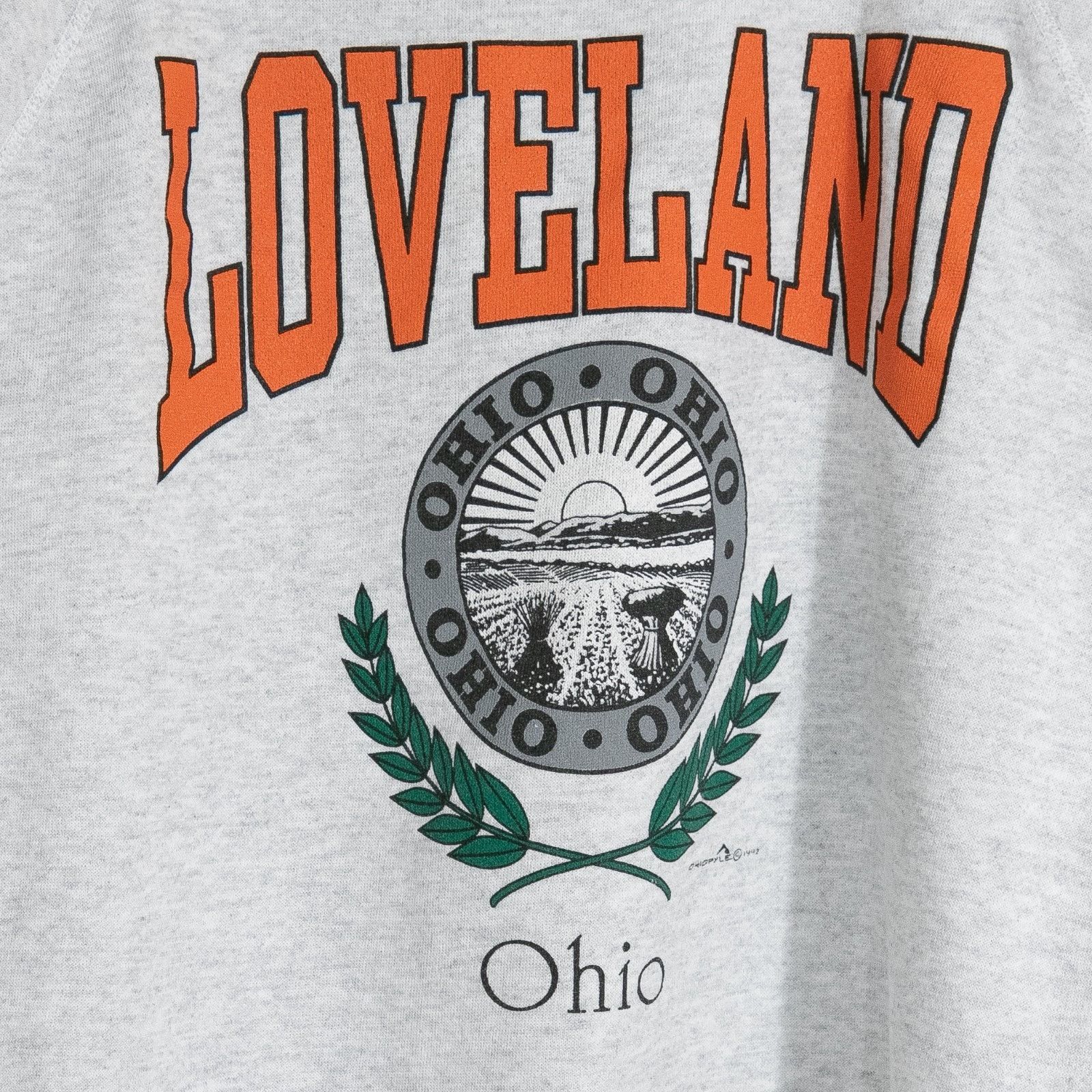 Vintage Vintage 80s Loveland Ohio Sweatshirt Large - Raglan Crewneck Size US L / EU 52-54 / 3 - 3 Thumbnail