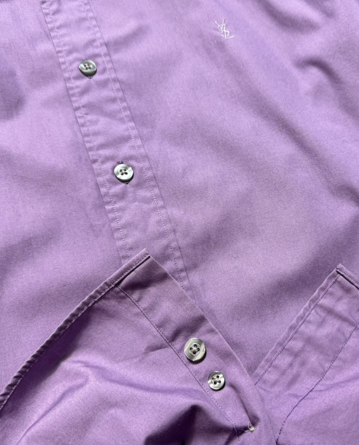 Yves Saint Laurent Yves Saint Laurent YSL Button Luxury Shirt Size US XL / EU 56 / 4 - 9 Thumbnail