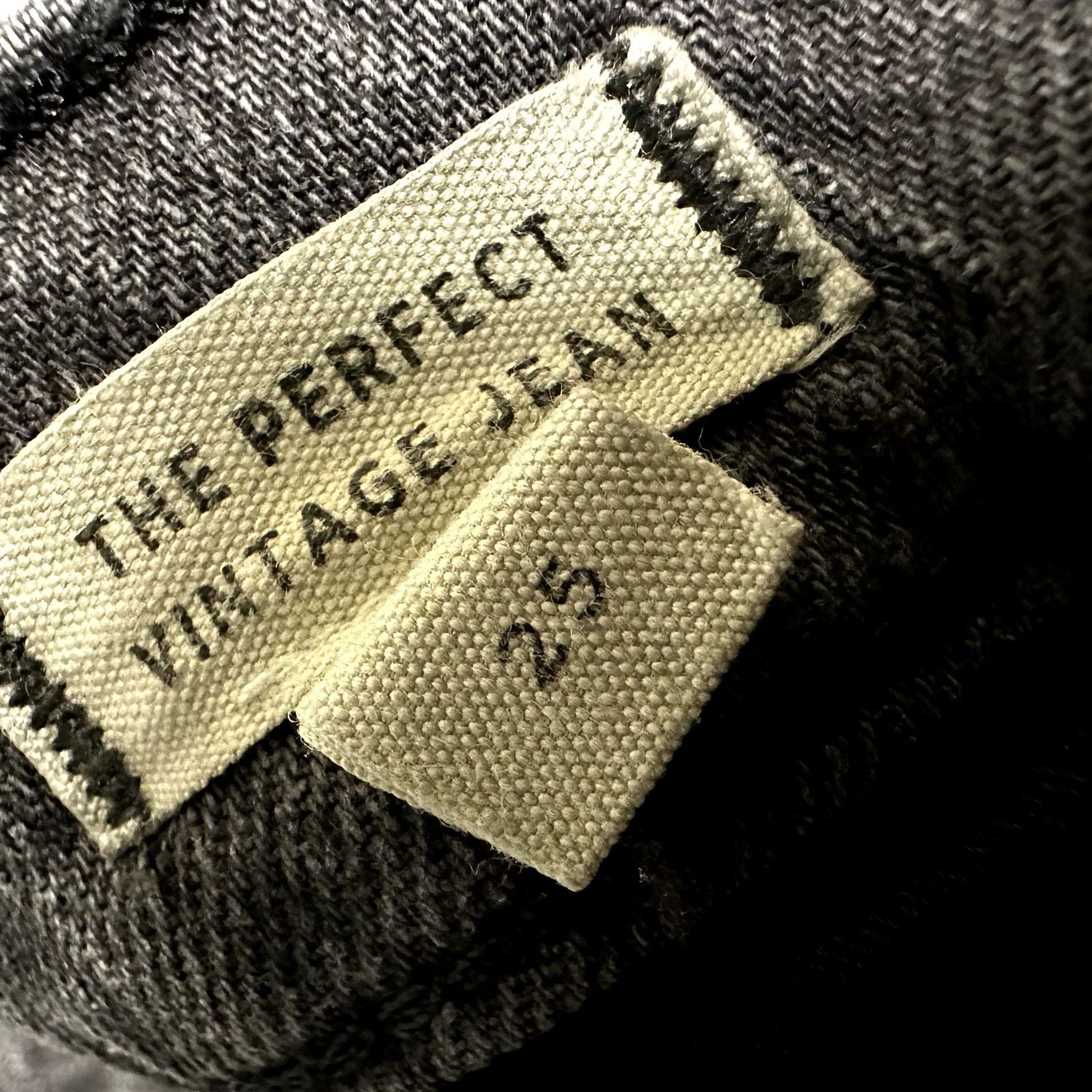 Madewell Madewell The Perfect Vintage Mom Jeans Tapered High Black 25 Size 25" / US 0 / IT 36 - 4 Thumbnail