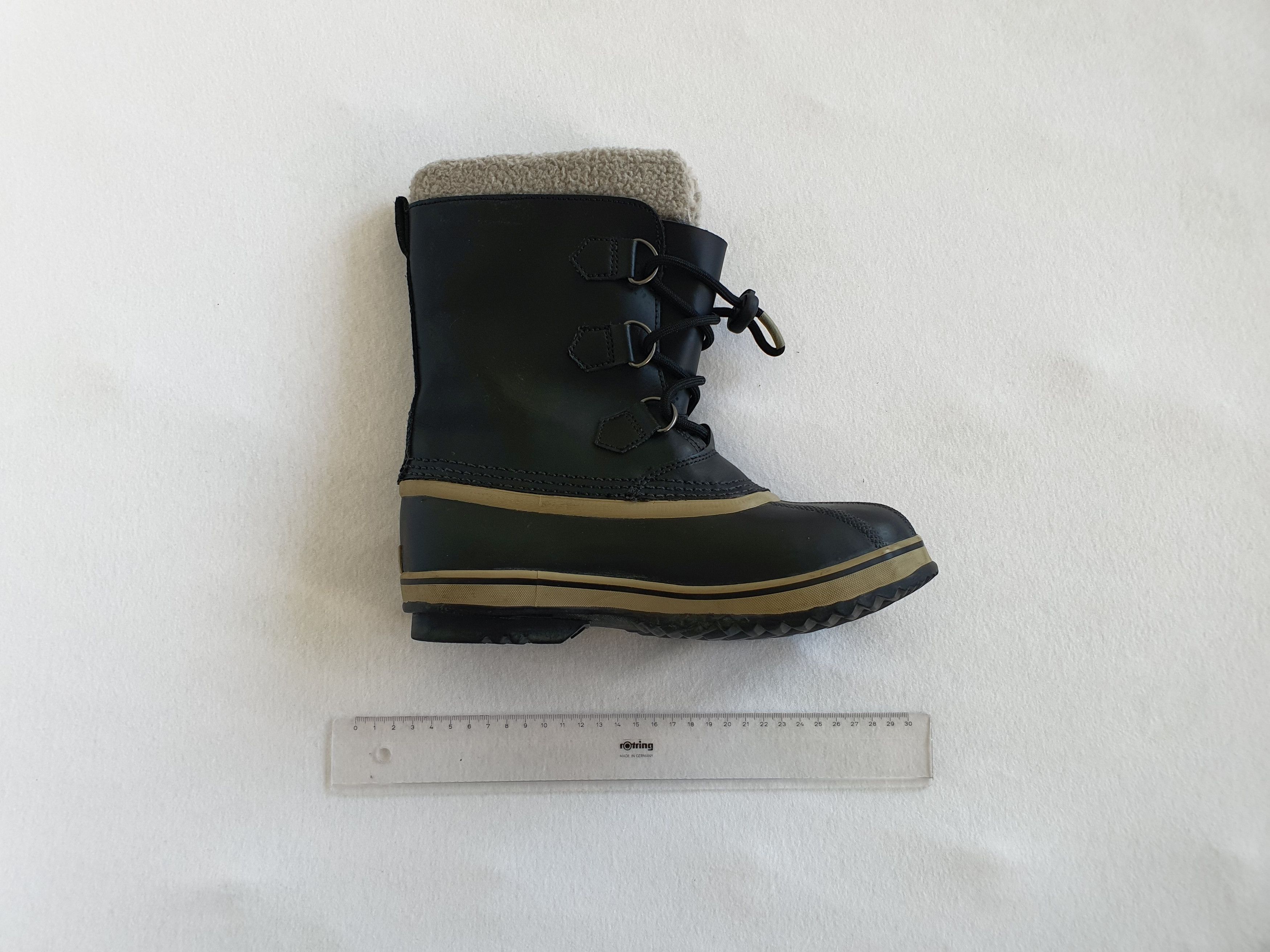 SOREL YOOT PAC (Kids CARIBOU) Nylon Waterproof Snow Boots Size US 5.5 / IT 35.5 - 9 Thumbnail