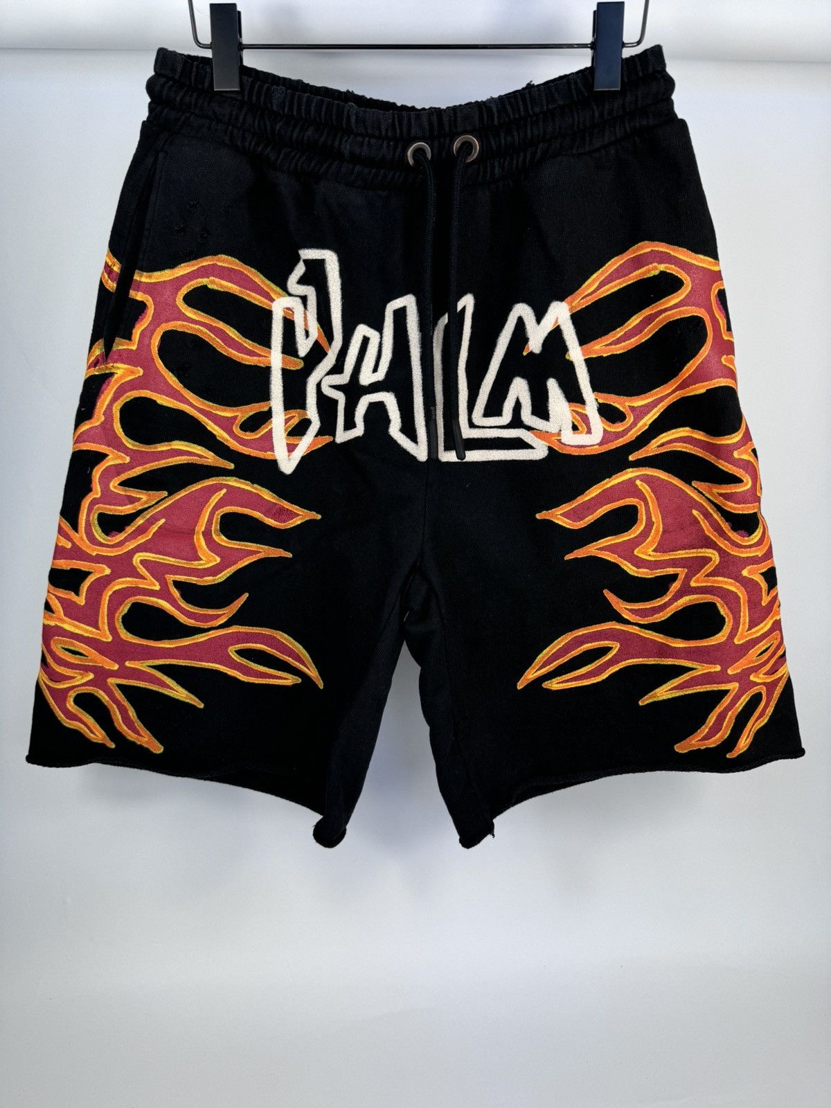 Palm Angels PALM FLAME PRINT SHORTS Size US 36 / EU 52 - 1 Thumbnail