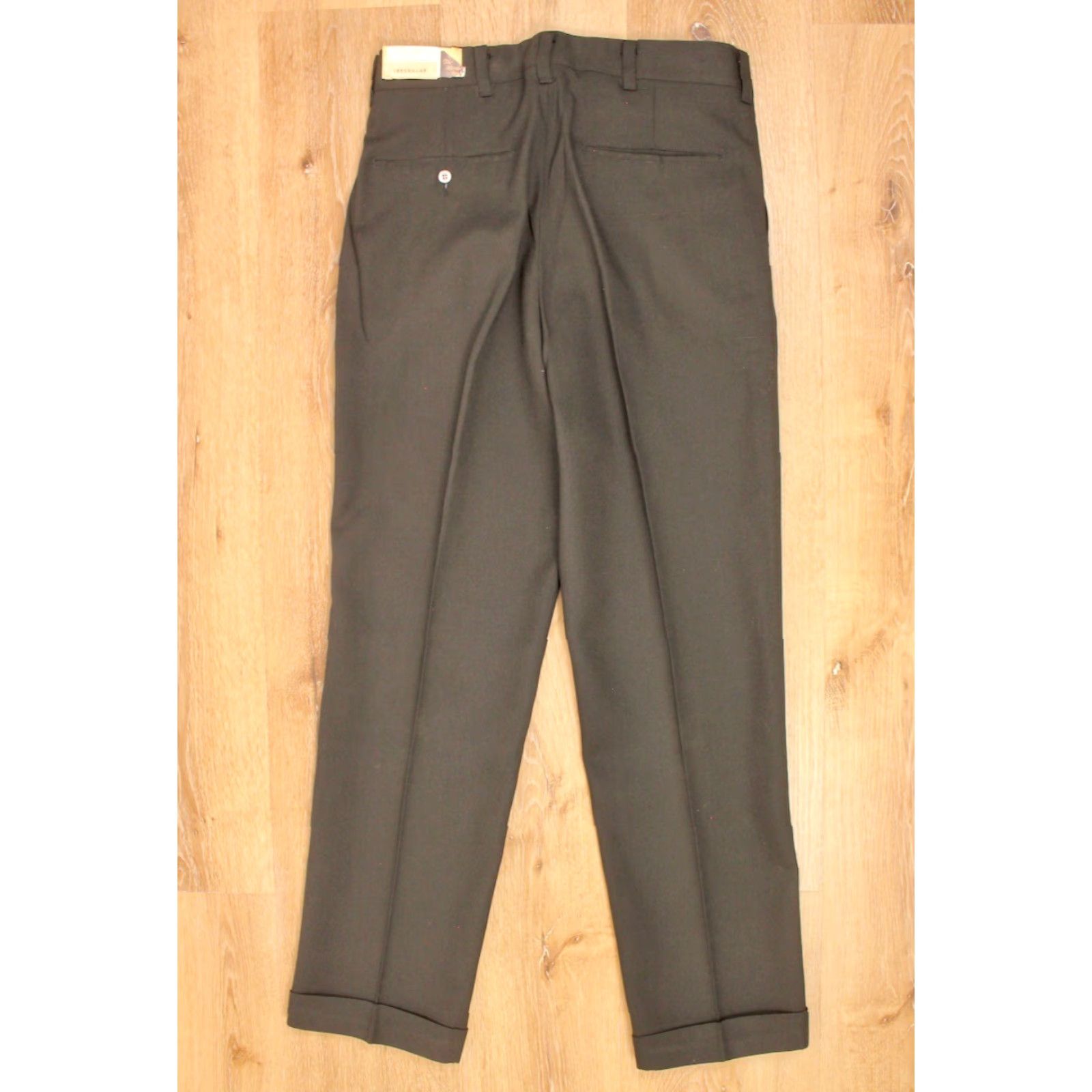 Vintage VINTAGE Men's VTG 1950s 60s NOS Black Tapered Drop Loop Pants 32x28 Size US 32 / EU 48 - 3 Thumbnail