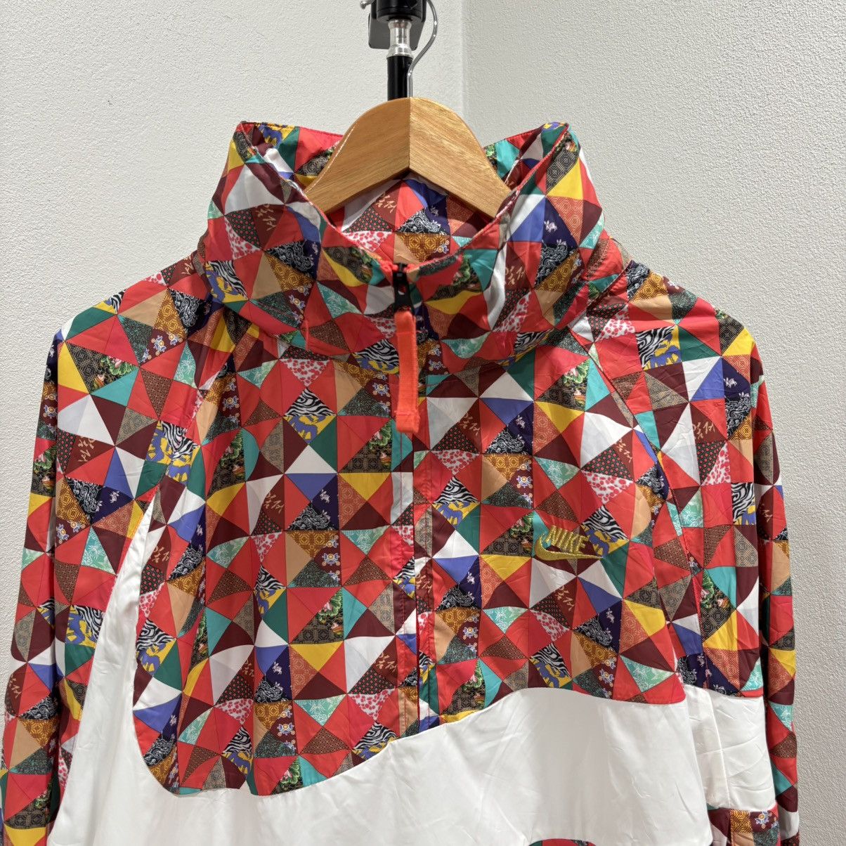 Nike Nike Printing Logo Half Zipper Stand Collar Jacket Size US M / EU 48-50 / 2 - 2 Thumbnail