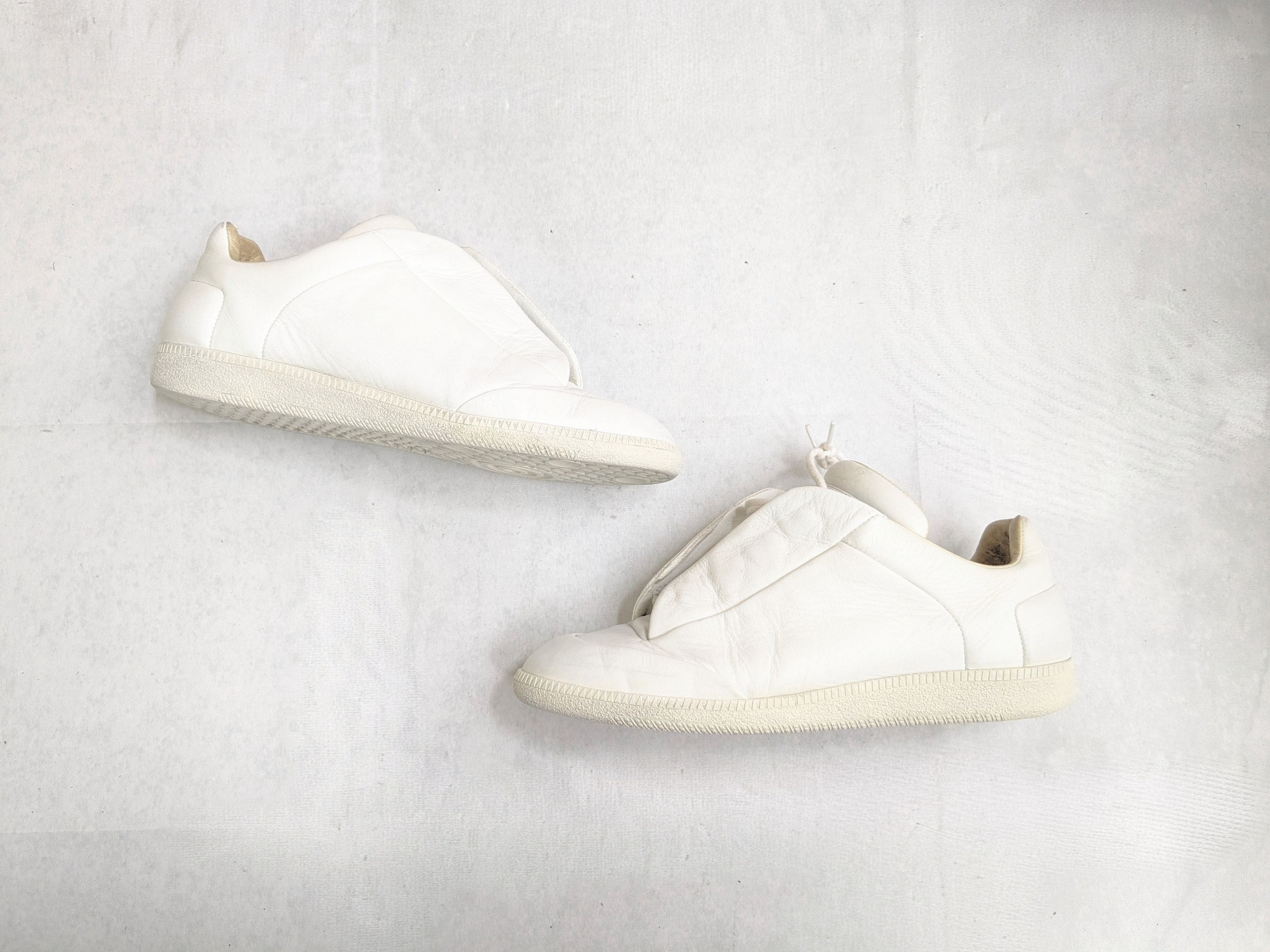 Maison Margiela Maison Margiela Future White 9 42 Low Tops Leather Size US 9 / EU 42 - 1 Thumbnail