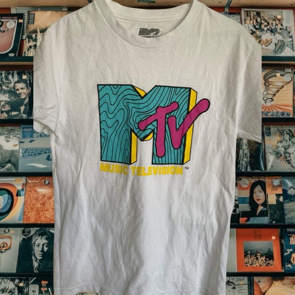 Mtv Men's MTV Graphic T-Shirt Size S White Size US S / EU 44-46 / 1 - 1 Thumbnail