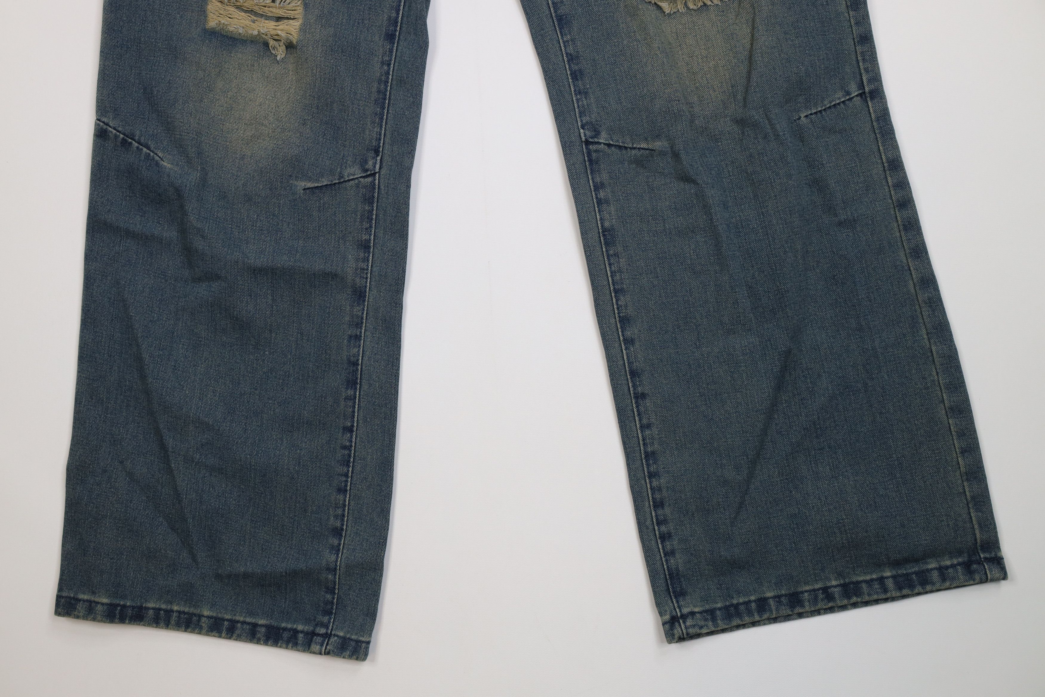 Vintage Vintage 90s Y2K Streetwear Baggy Wide Leg Jeans Big Pockets Size US 34 / EU 50 - 4 Thumbnail