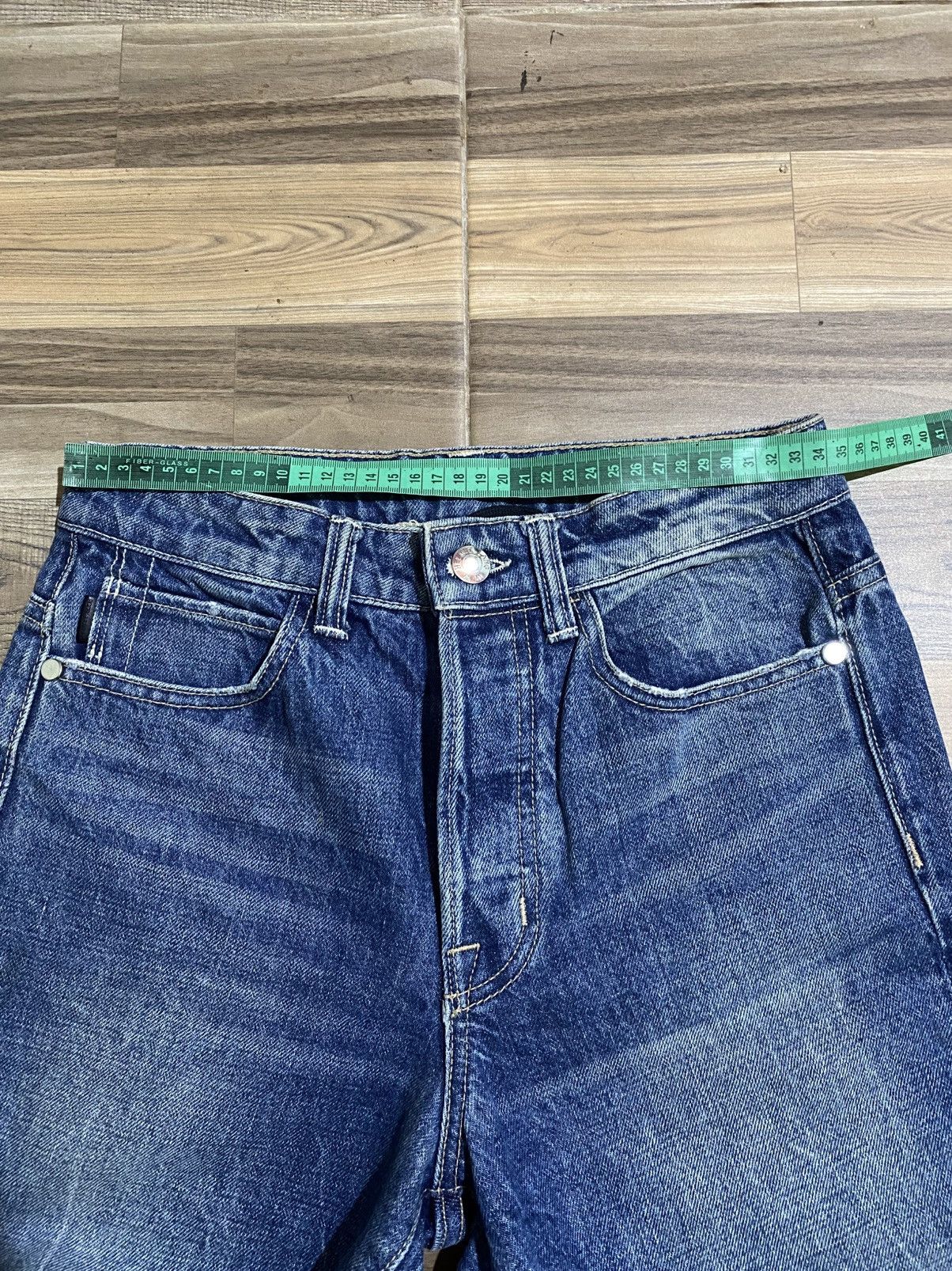 Helmut Lang HELMUT LANG HIGH RISE CROP SLIM LIGHT JACKHAMMER WASH JEANS Size 26" / US 2 / IT 38 - 11 Thumbnail