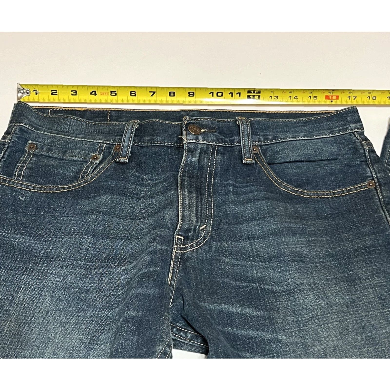 Levi's Levi's 527 Jeans Blue Boot Cut Denim Western 34x31 Regular Mens Belt Loops 5-Pocket Cotton Denim Medium Wash Vintage No 527 Model Cowboy Theme Western Size US 34 / EU 50 - 3 Thumbnail