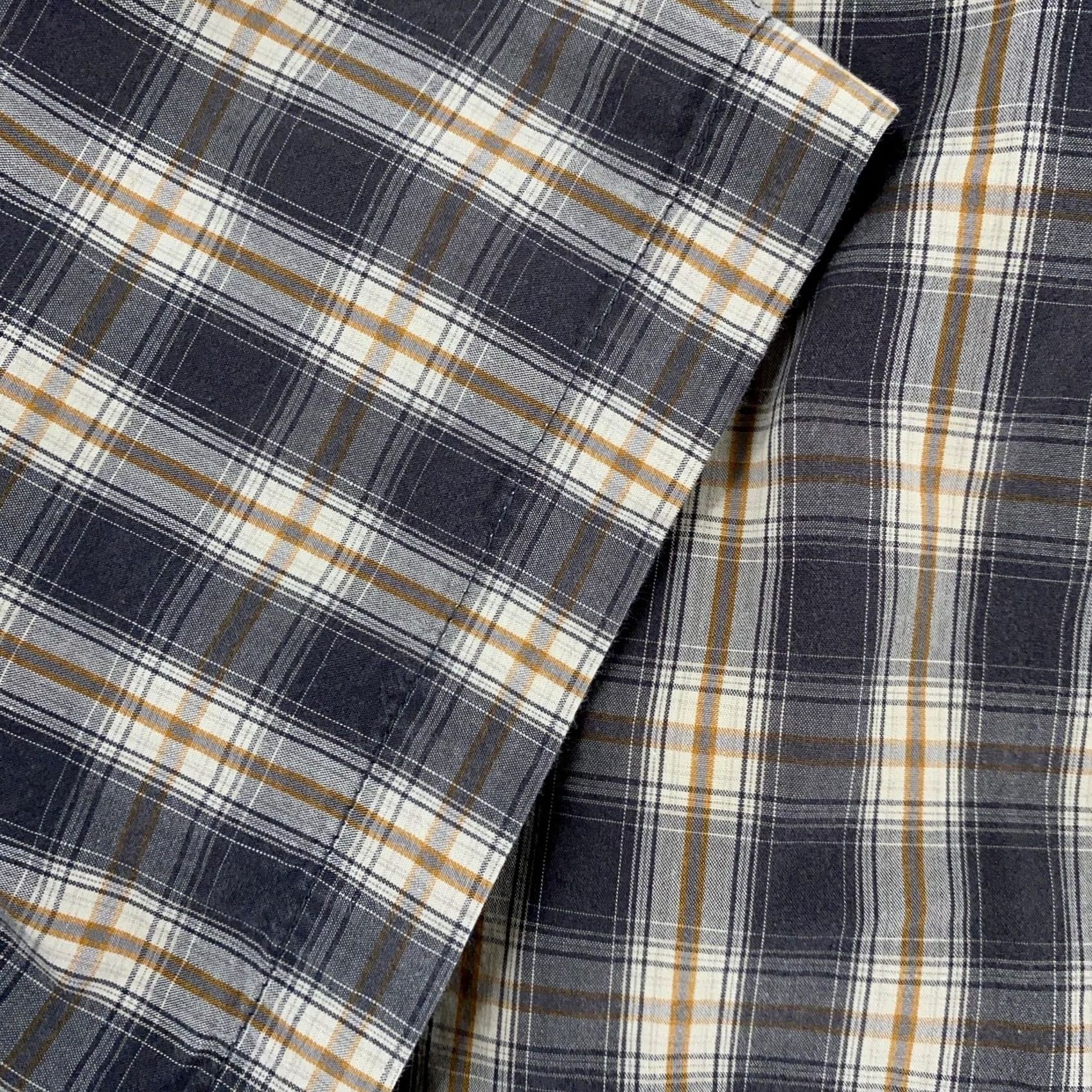 Carhartt Carhartt Plaid Button Down Shirt XL Relaxed Fit Work Gray Yellow Mens Size US XL / EU 56 / 4 - 3 Thumbnail
