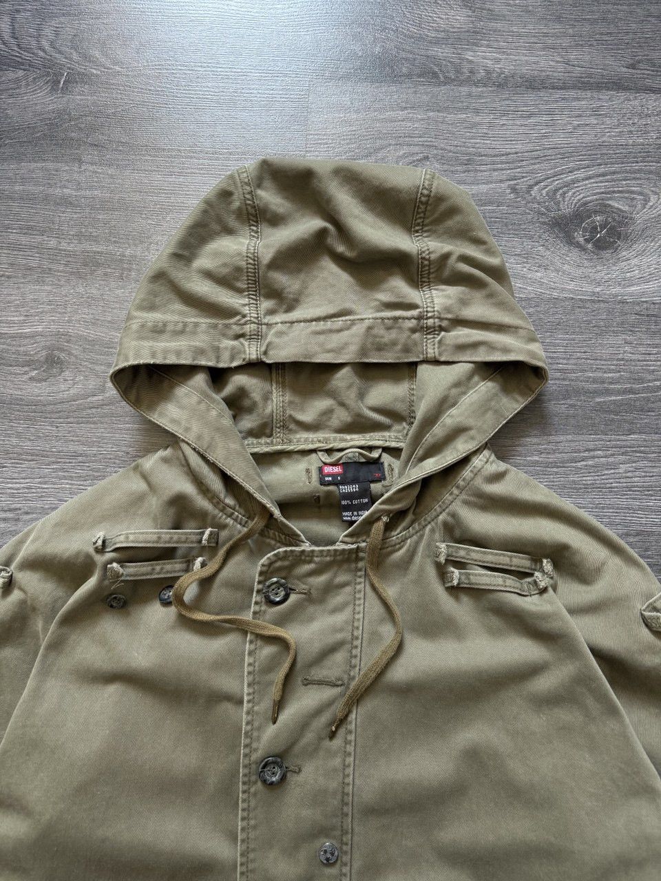Diesel Vintage DIESEL Fishtail Coat Jacket Archive Techwear Size US S / EU 44-46 / 1 - 7 Thumbnail