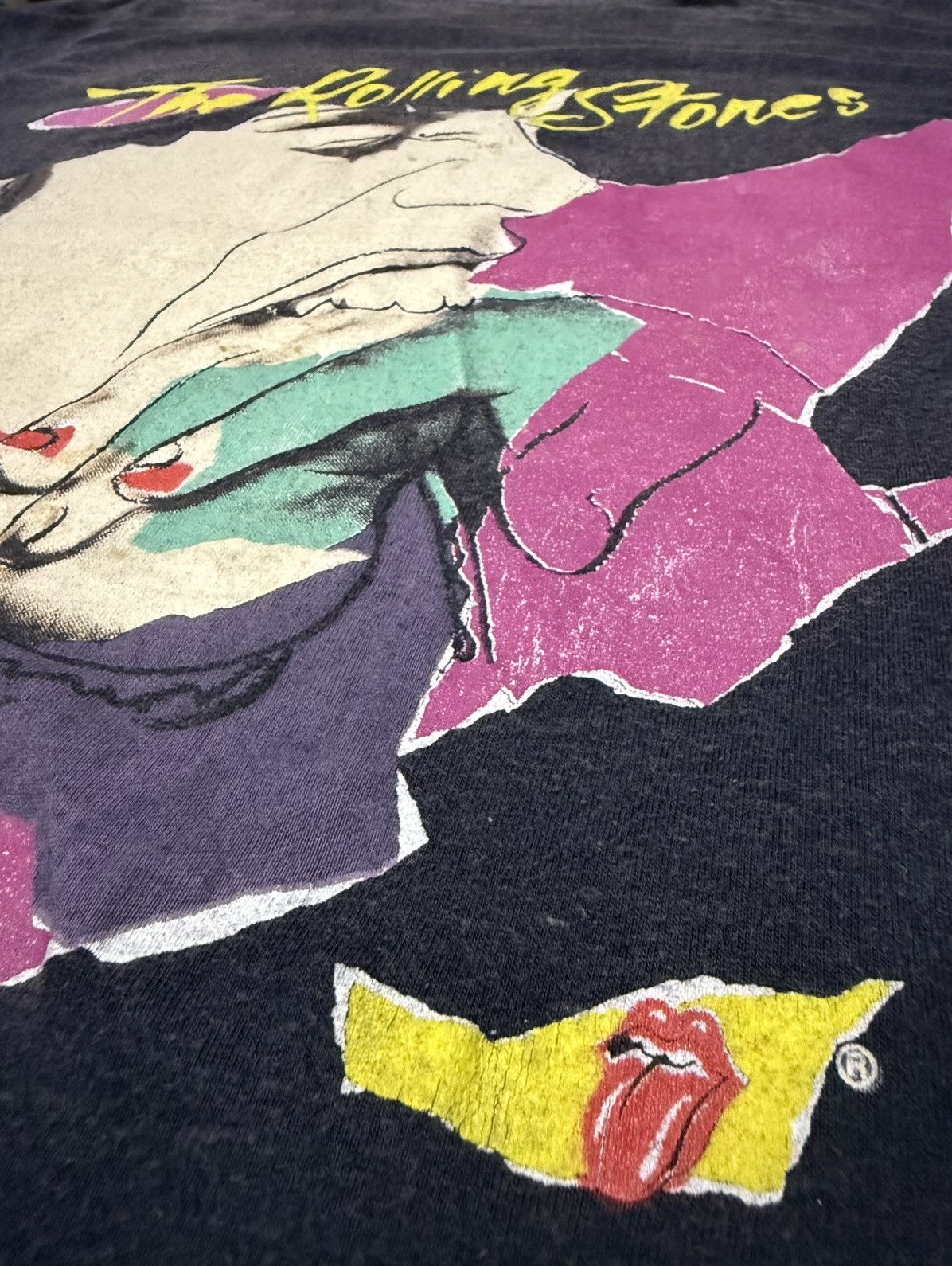 Vintage Vintage 80s The Rolling Stones The North American Tour 1989 Size US M / EU 48-50 / 2 - 3 Thumbnail