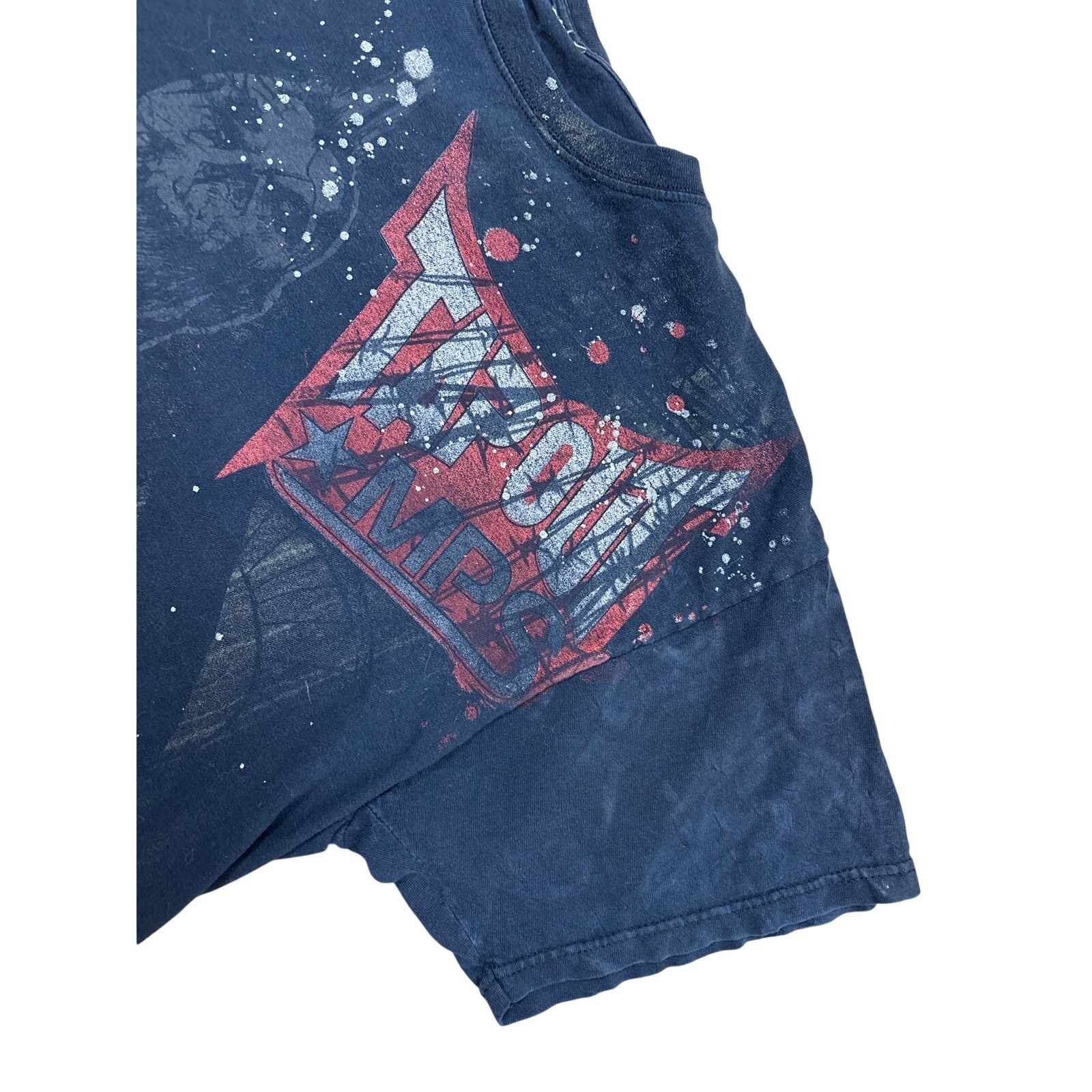 Tapout Y2K Tapout MPS Skeleton blood splatter AOP Black T Shirt Size US L / EU 52-54 / 3 - 4 Thumbnail