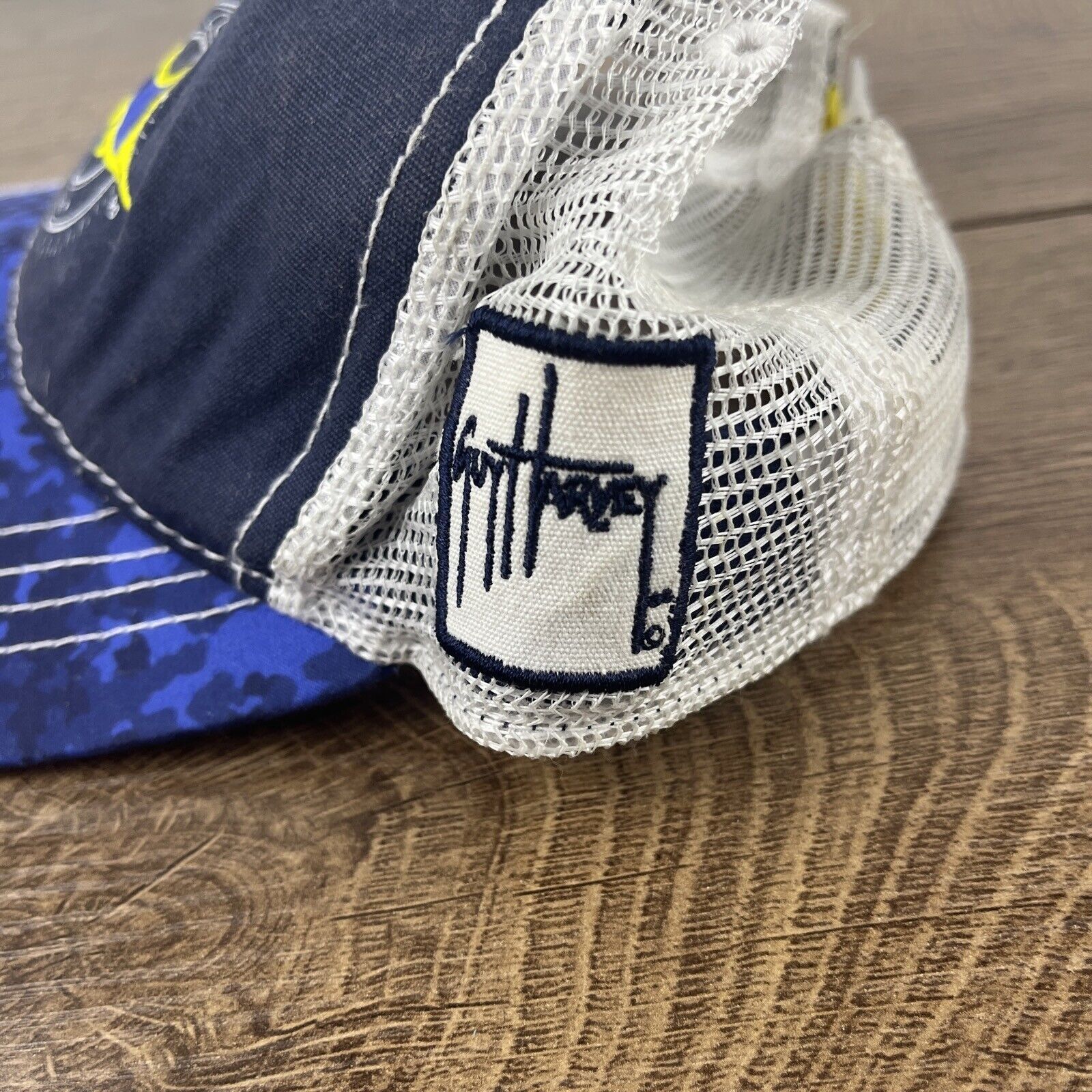 Guy Harvey Guy Harvey Hat Marlin Blue Hat Adjustable Adult Size Blue Ha Size ONE SIZE - 9 Thumbnail