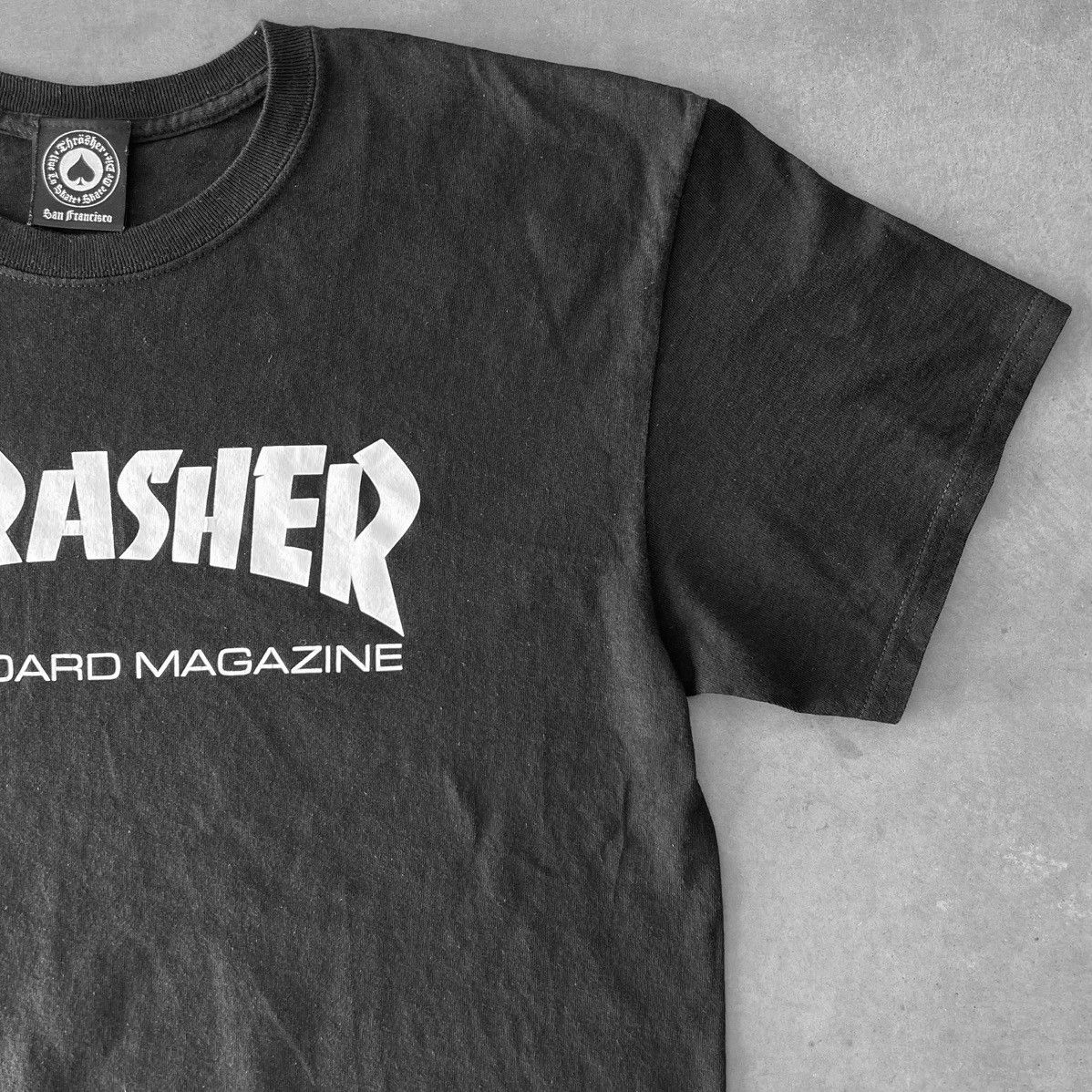 Thrasher black: VINTAGE TRASHER CLASSIC TEE Size US M / EU 48-50 / 2 - 4 Thumbnail