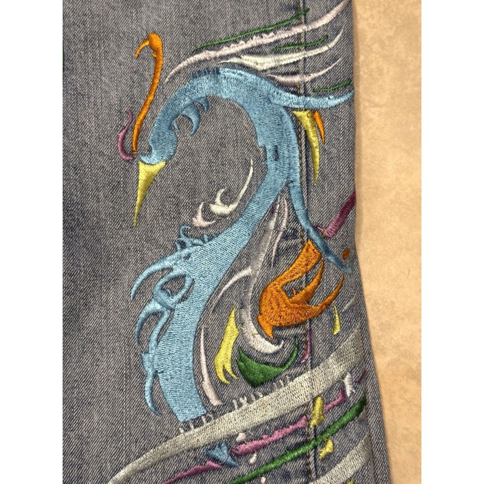 Coogi VINTAGE COOGI Jeans 90s Embroidered Baggy Denim 32x34 Adults Mens Size US 32 / EU 48 - 5 Thumbnail