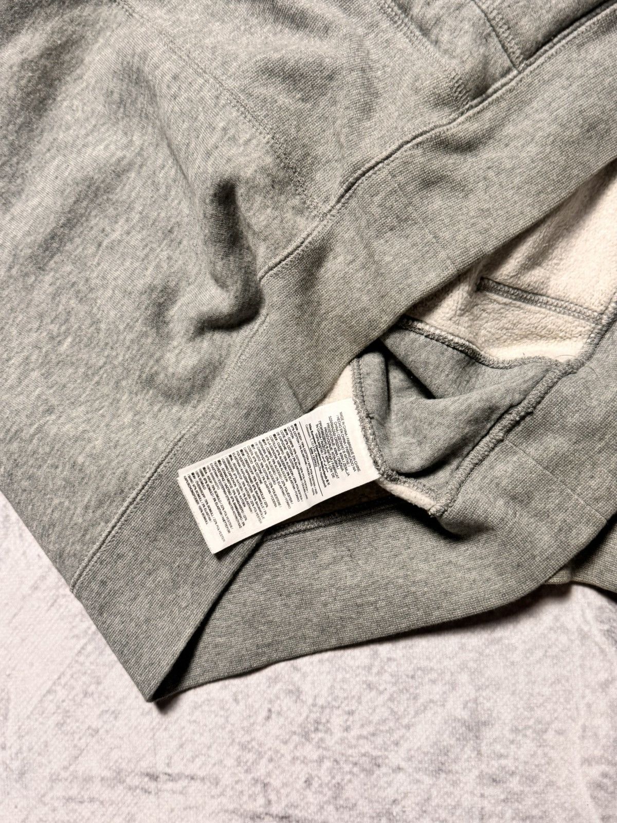 Nike × Vintage 00s Nike Vintage Big Logo Oversize Drill Zip Hoodie Y2K Size US L / EU 52-54 / 3 - 6 Thumbnail